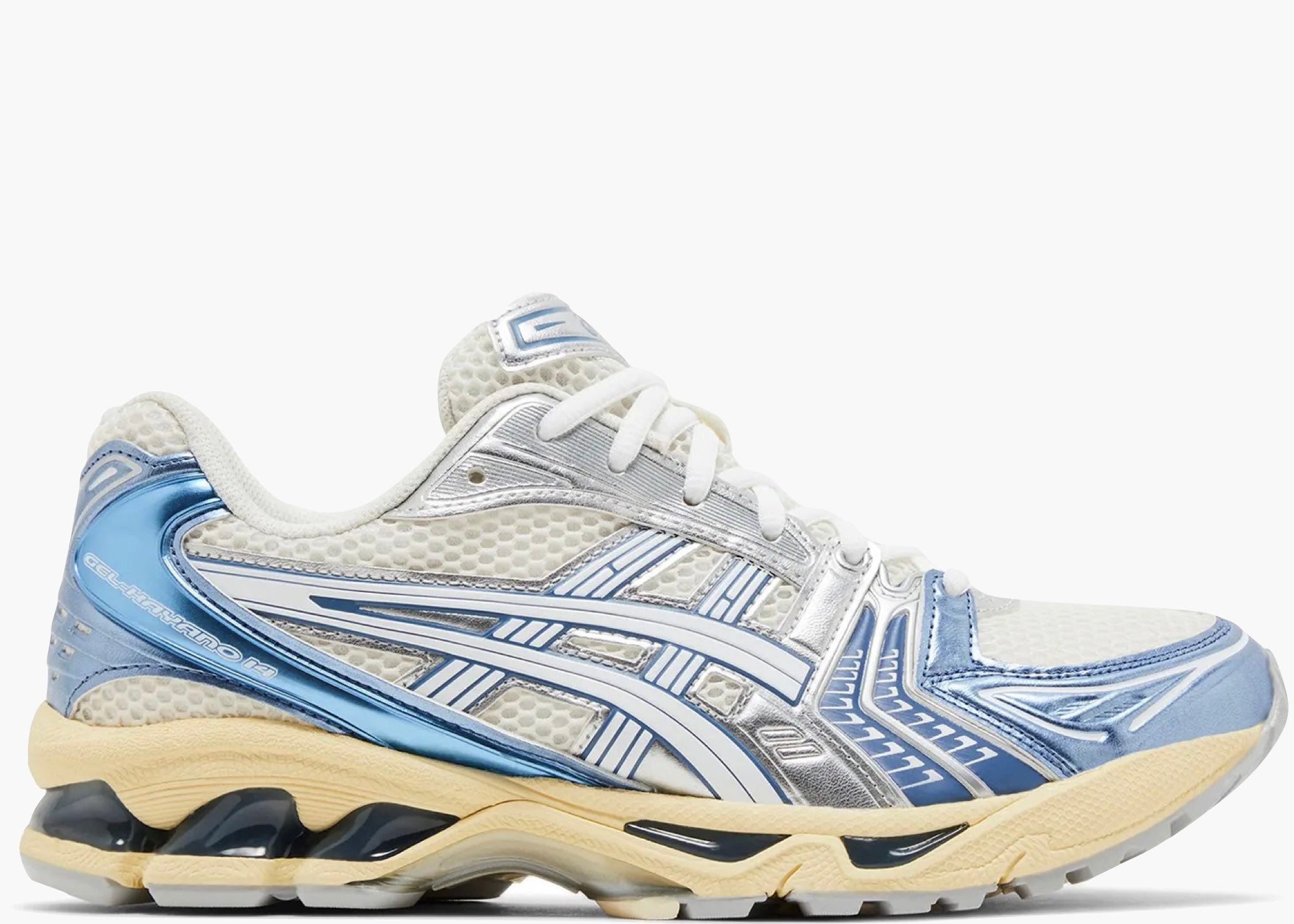 ASICS Gel-Kayano 14 Cream Metallic Blue 1203A537-102 Hype Clothinga Limited Edition