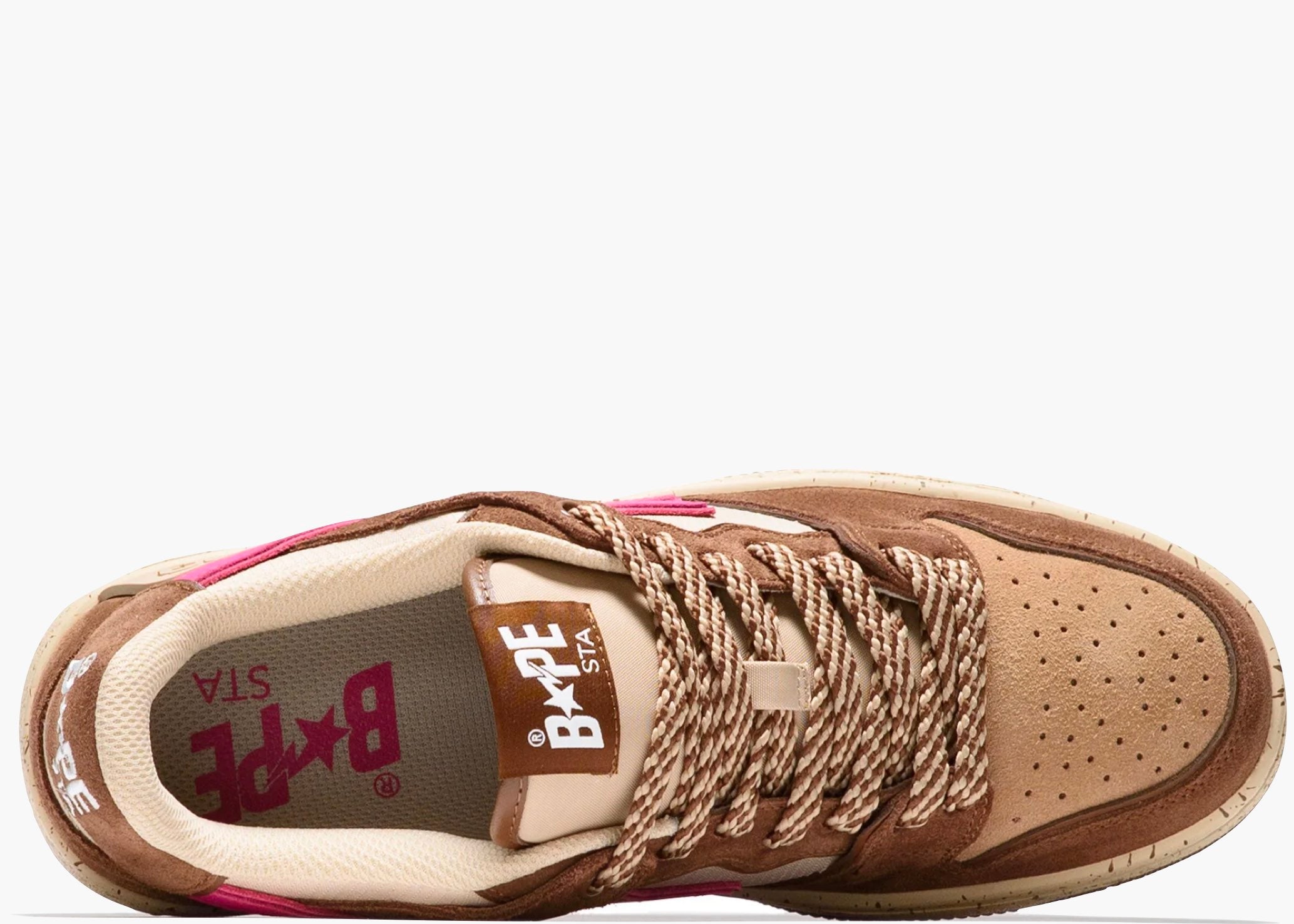 A Bathing Ape Bape SK8 Sta #6 Brown Pink 001FWJ201004_BRW Hype Clothinga Limited Edition