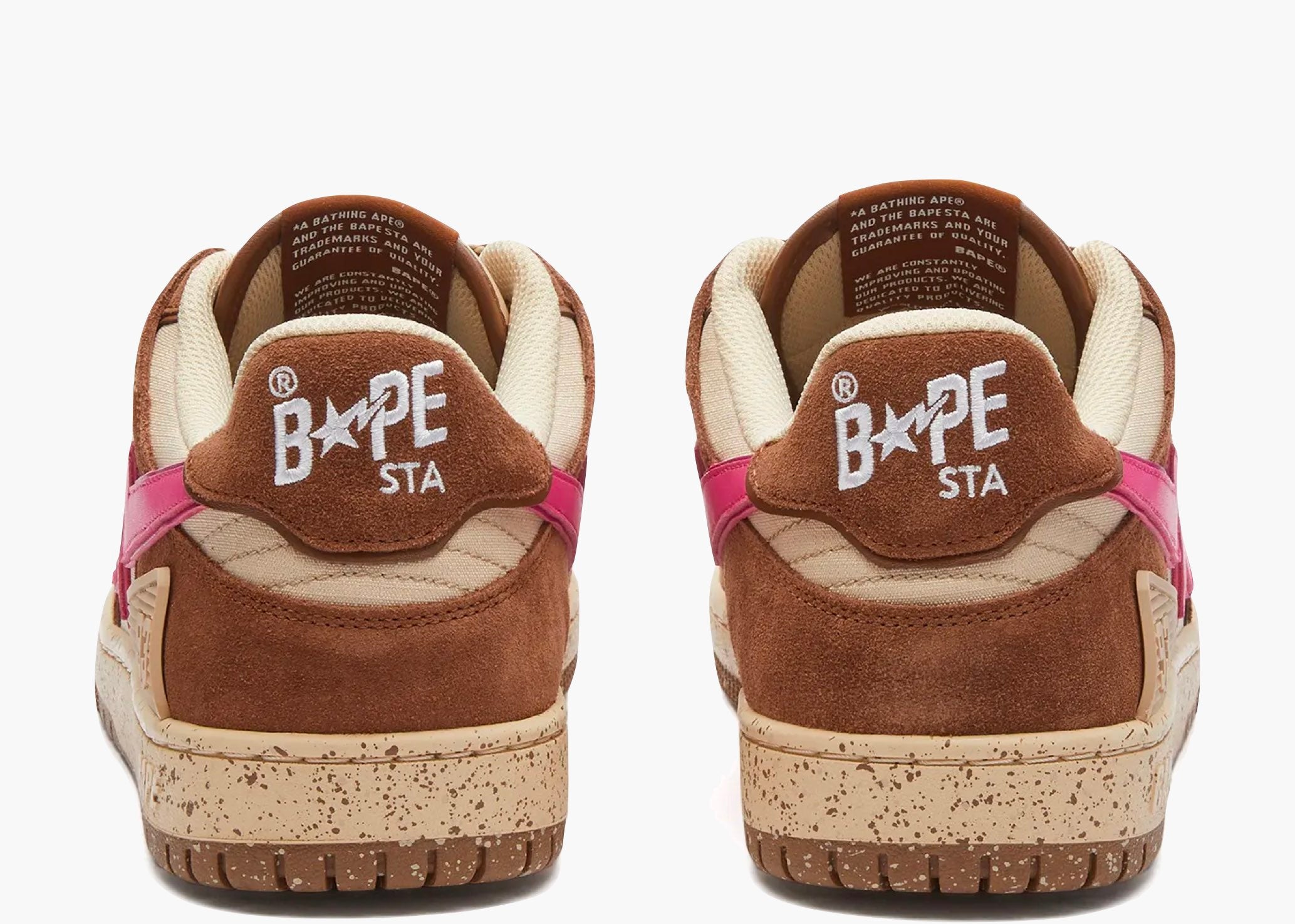 A Bathing Ape Bape SK8 Sta #6 Brown Pink 001FWJ201004_BRW Hype Clothinga Limited Edition