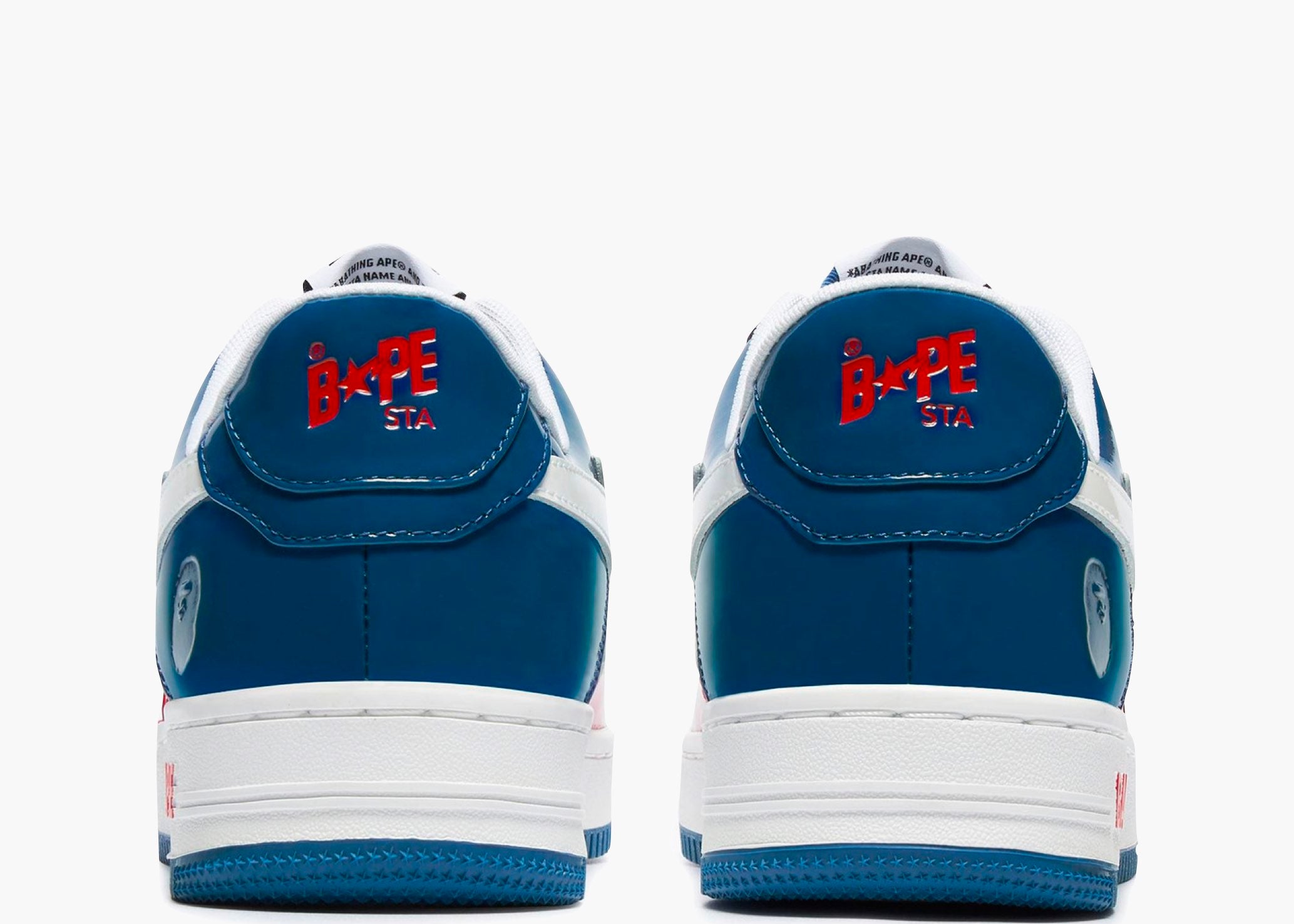 A Bathing Ape Bape Sta Blue Red Hype Clothinga Limited Edition