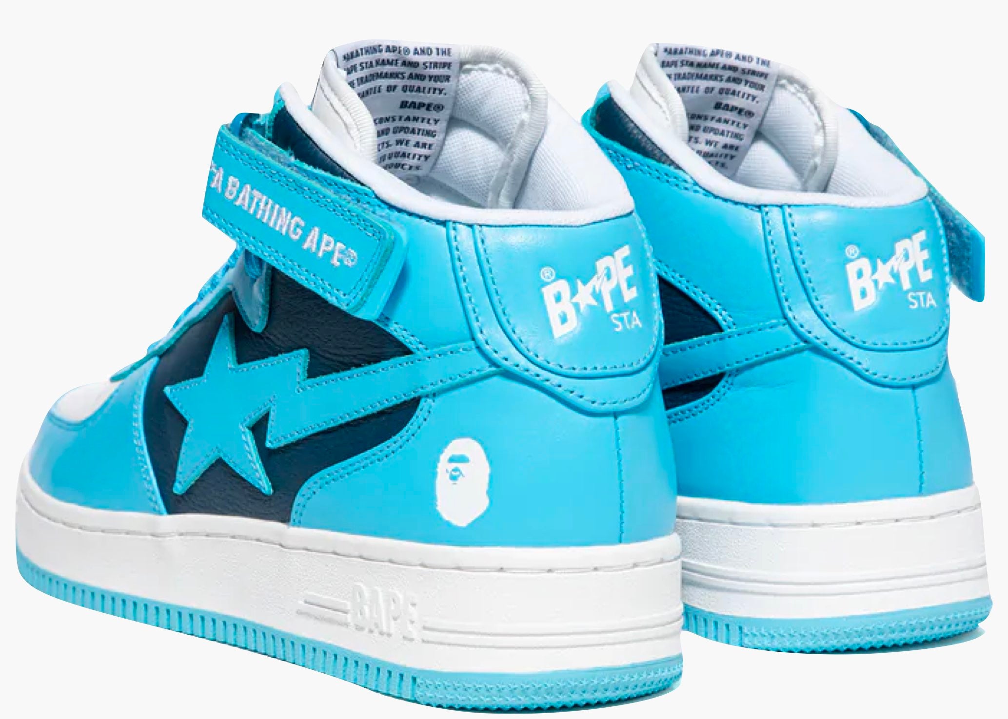 A Bathing Ape Bape Sta Mid Sax (2022) Hype clothinga Limited Edition