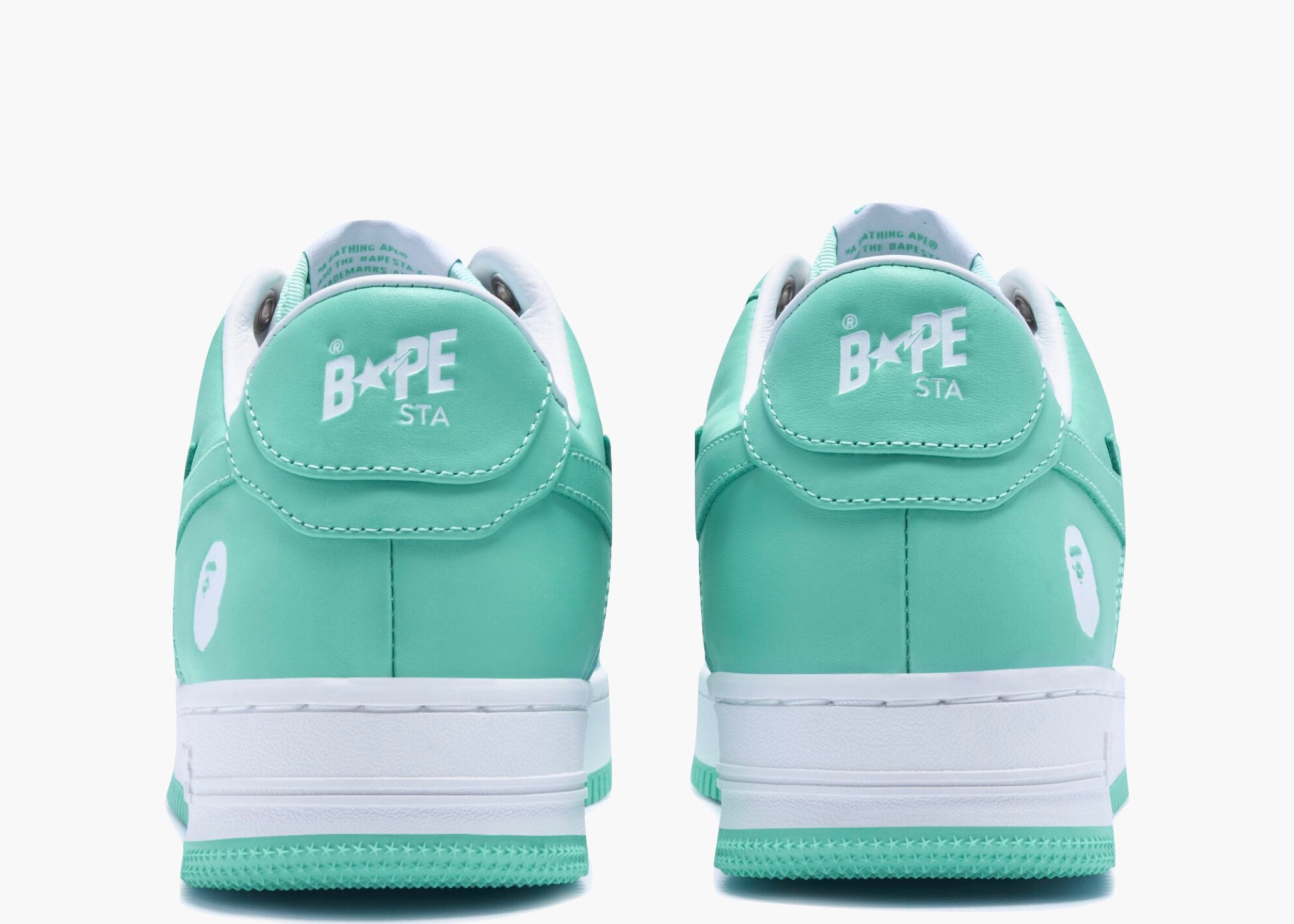 A Bathing Ape Bape Sta White Green (2022) Hype clothinga Limited Edition