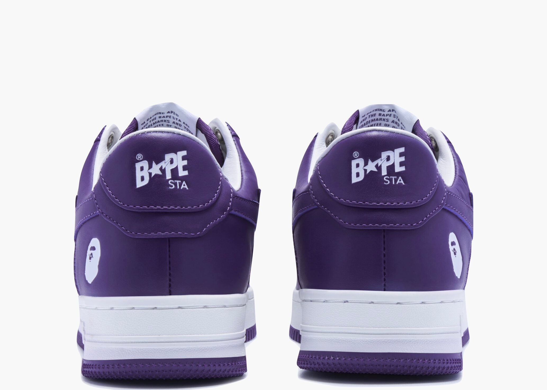 A Bathing Ape Bape Sta White Purple (2022) Hype Clothinga Limited Edition