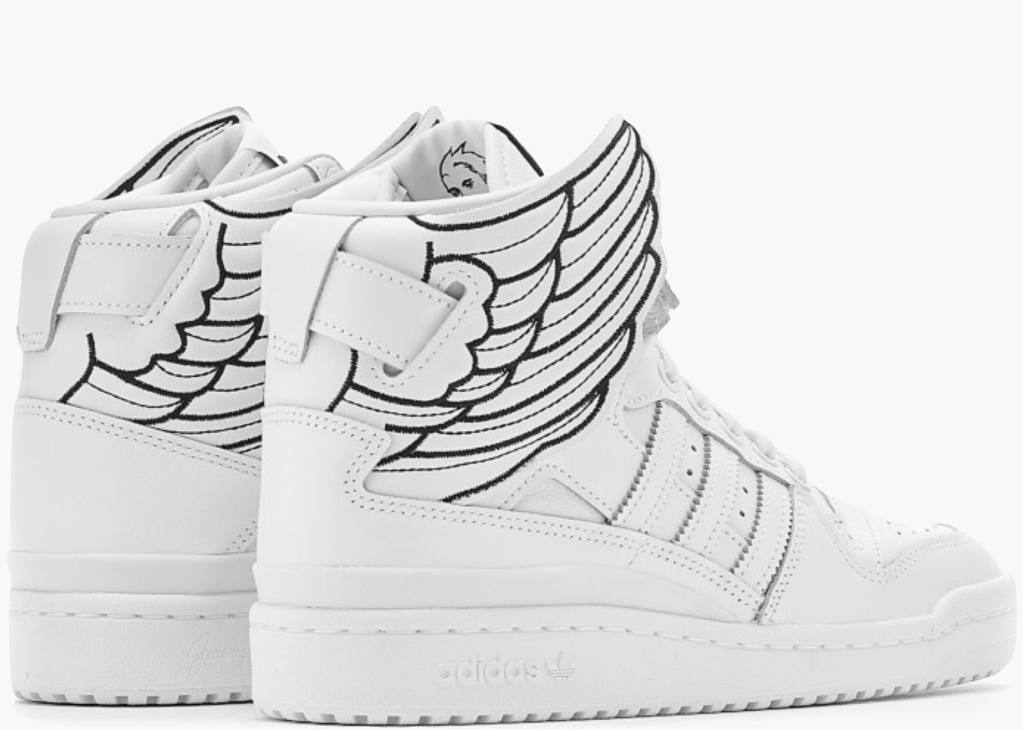 Adidas Forum Hi Wings 4.0 Jeremy Scott White Black Hype Clothinga Limited Edition