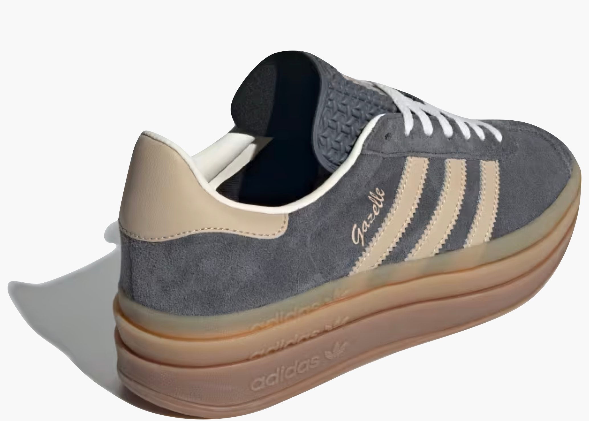 Adidas Gazelle Bold Grey Magic Beige Gum (W) IE0428 Hype Clothinga Limited Edition