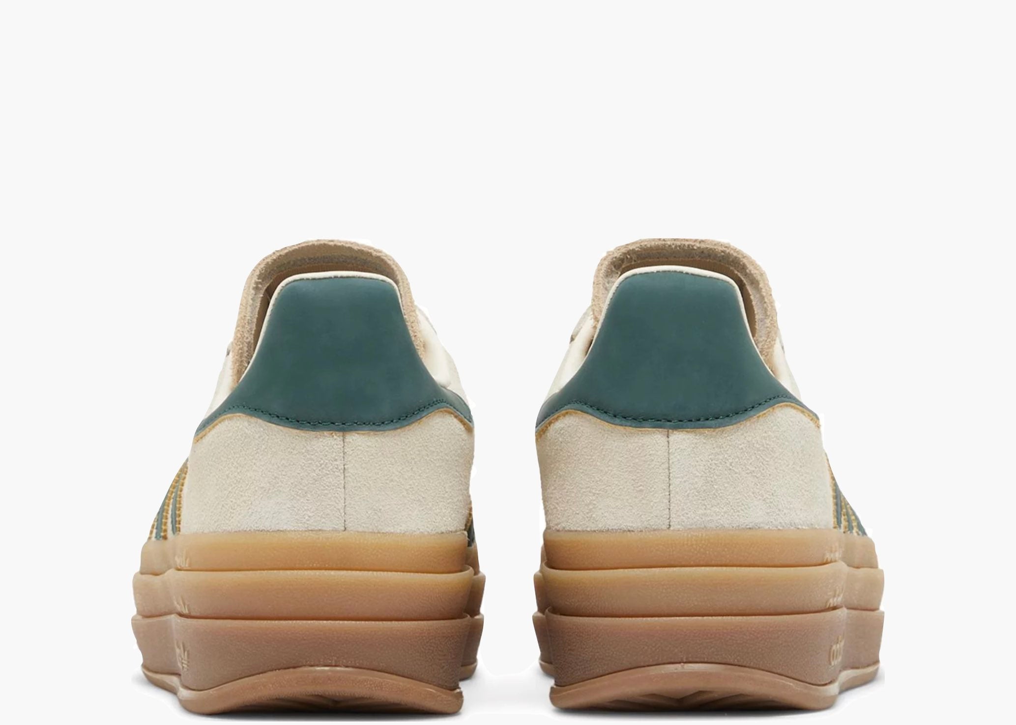 Adidas Gazelle Bold Magic Beige Collegiate Green (W) ID7056 Hype Clothinga Limited Edition
