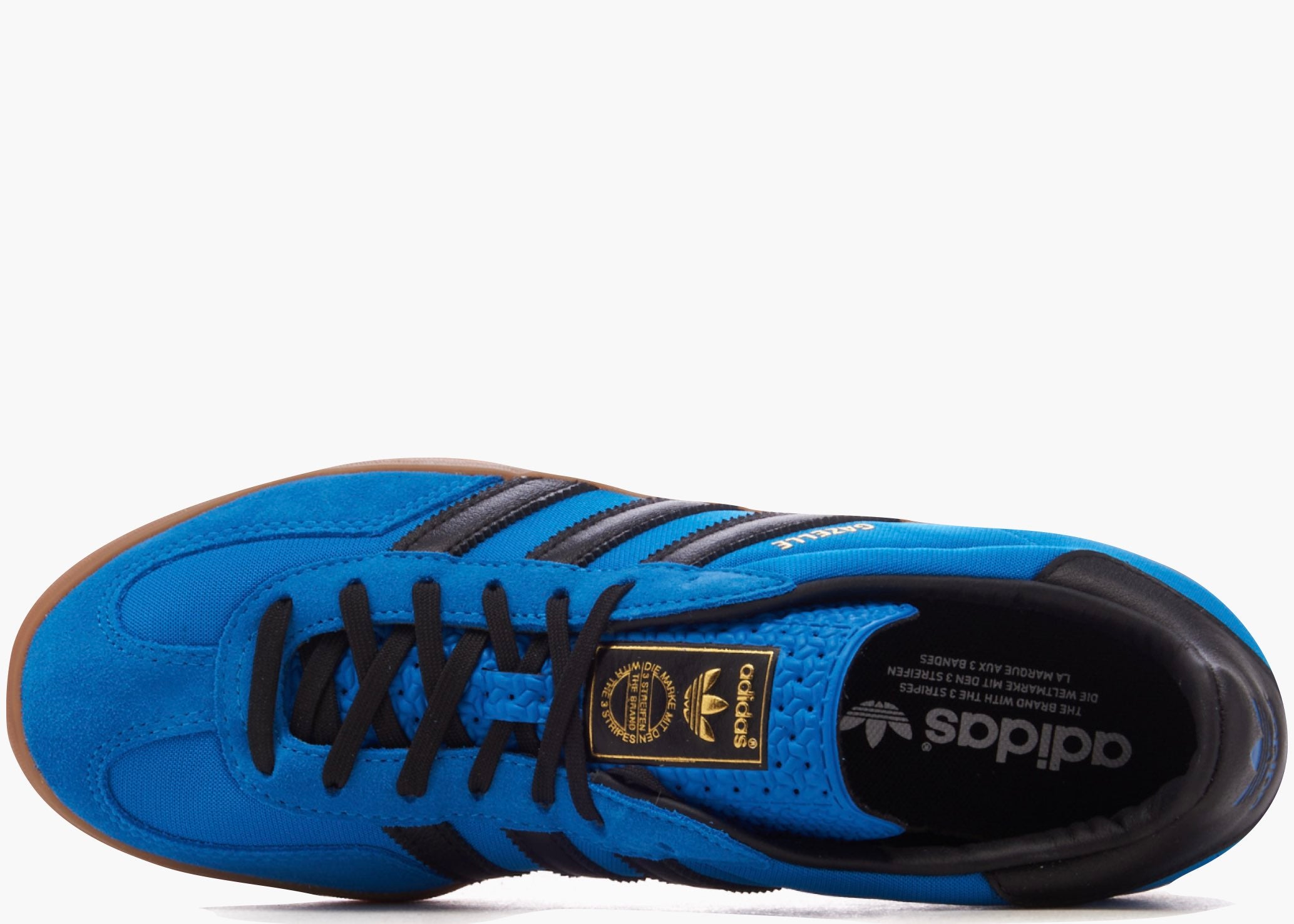 Adidas Gazelle Indoor Bright Blue Black Gum IG4998 Hype Clothinga Limited Edition