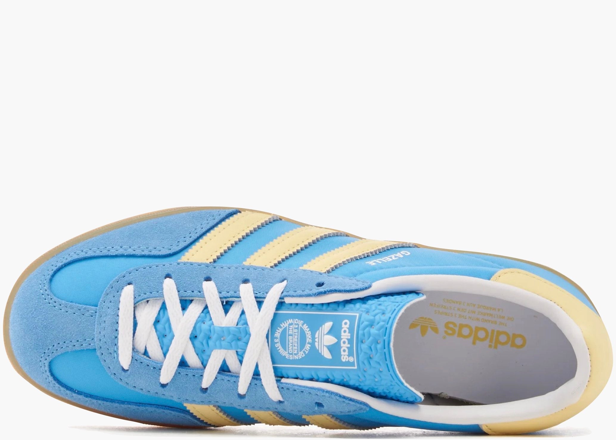 Adidas Gazelle Indoor Semi Blue Burst Almost Yellow (W) IE2960 Hype Clothinga Limited Edition