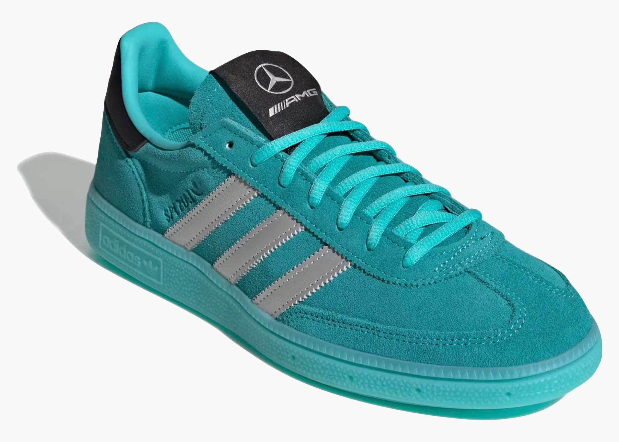 Adidas Handball Spezial Mercedes-AMG Petronas Formula Uno Team Semi Mint Rush KJ1186 Hype Clothinga Limited Edition