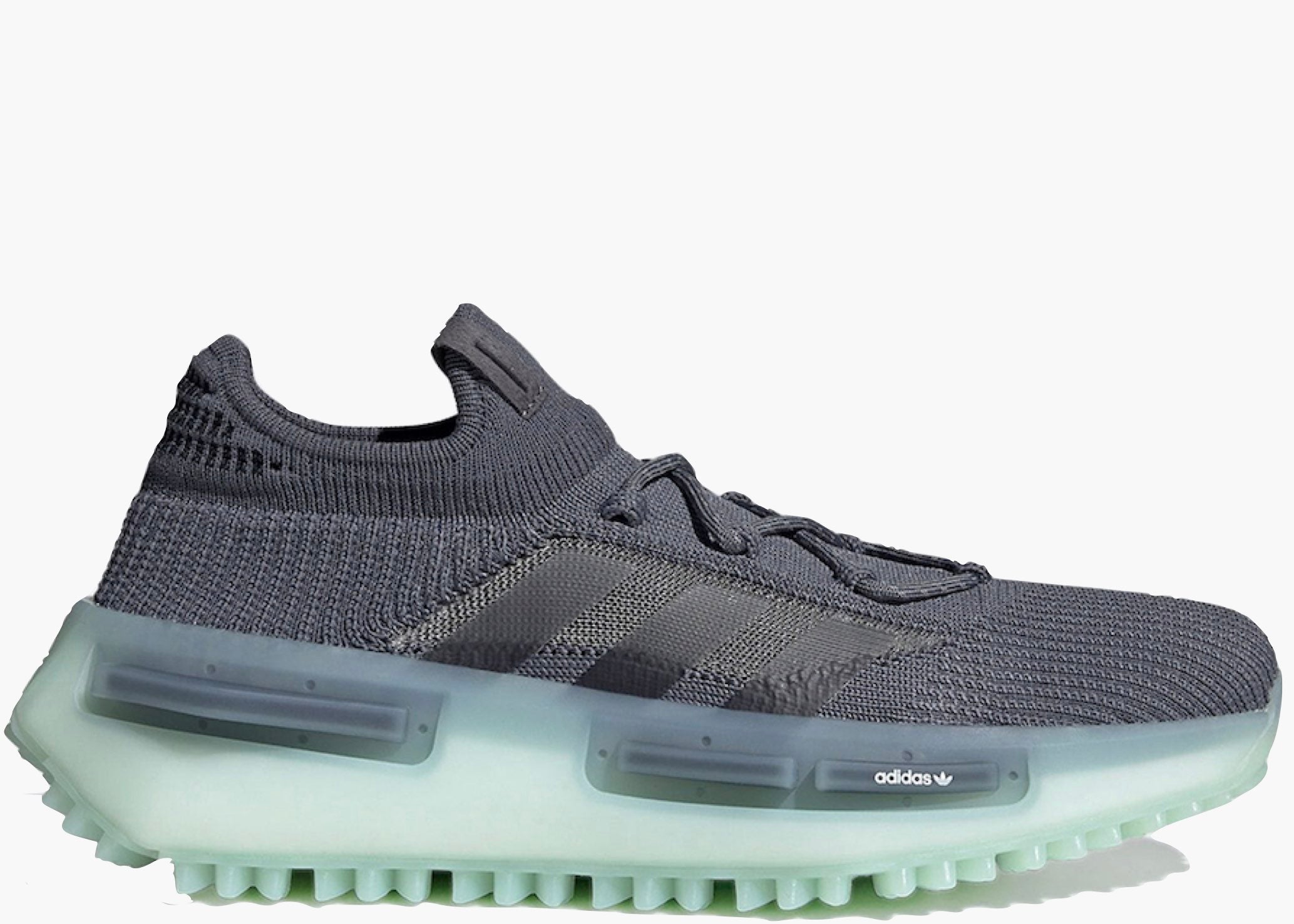 Adidas NMD S1 Grey Green Glow Hype Clothinga