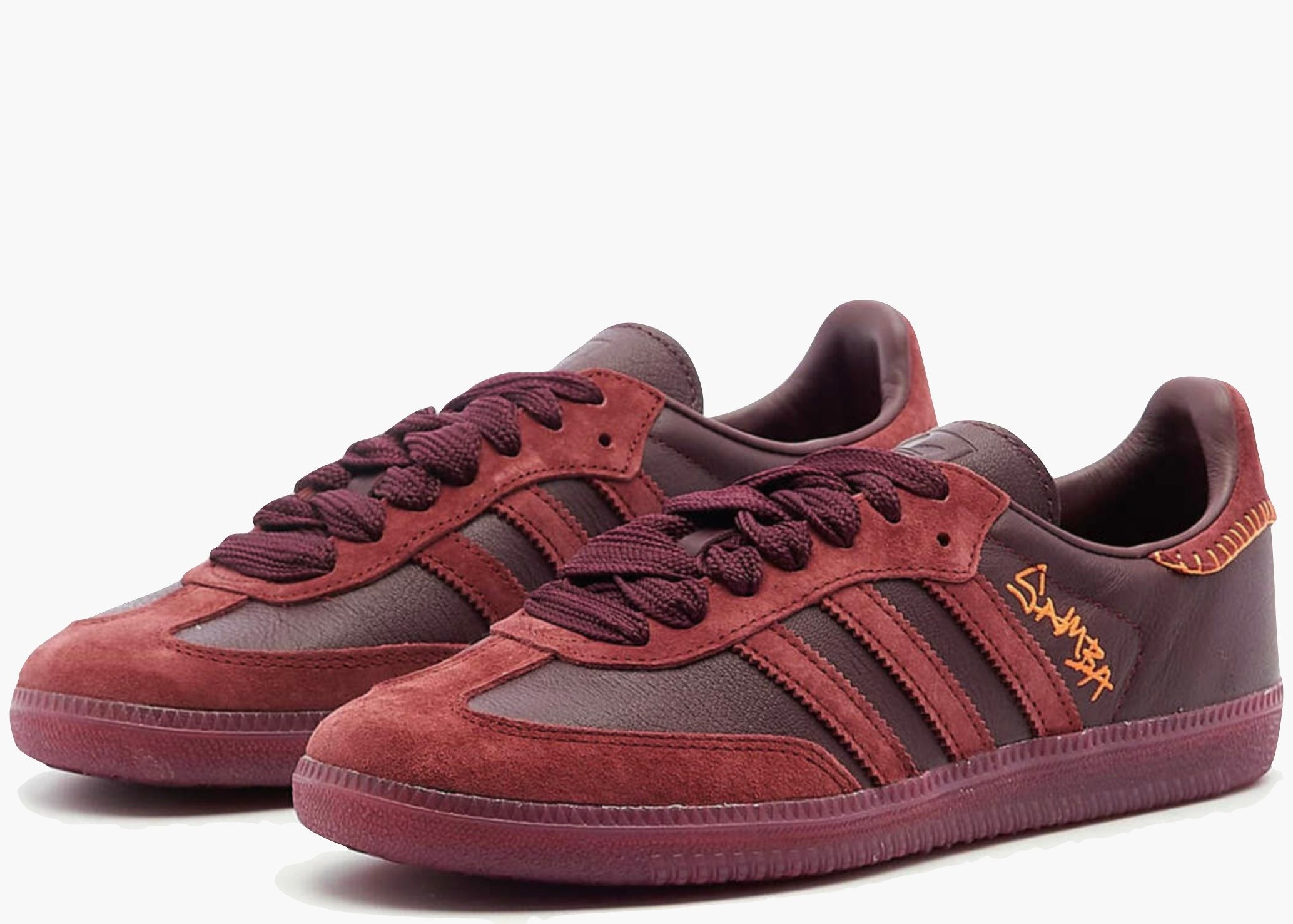 Adidas Samba Jonah Hill Burgundy FW7456 Hype Clothinga Limited Edition