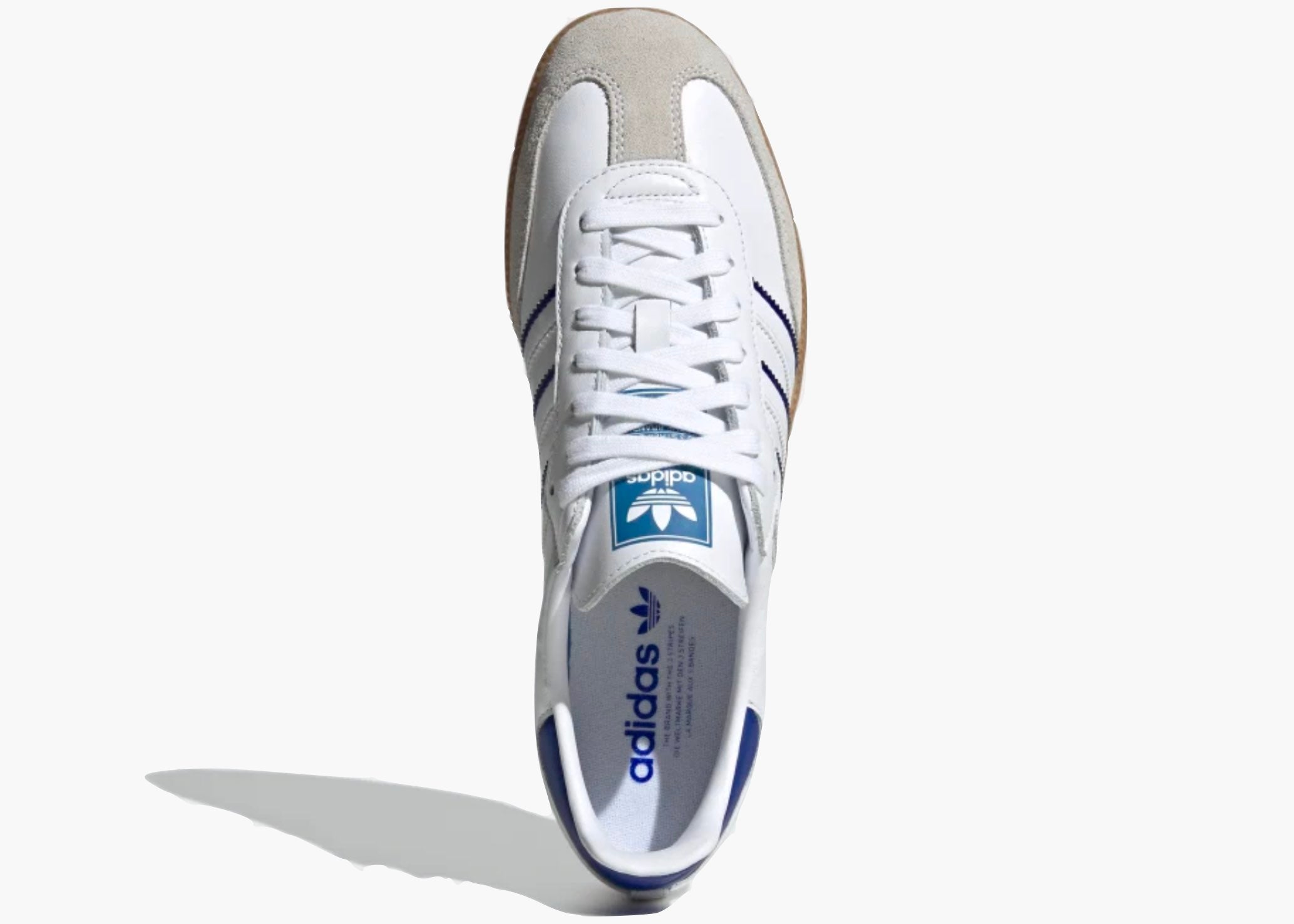Adidas Samba Leather Cloud White Lucid Blue IG2339 Hype Clothinga Limited Edition