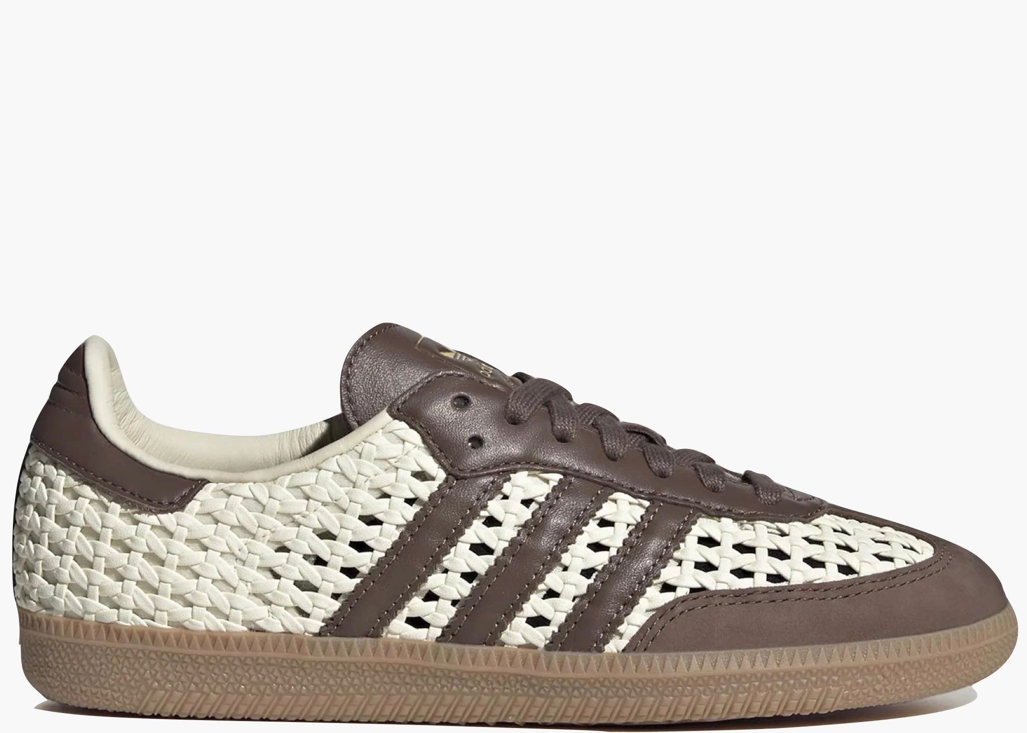 Adidas Samba OG Basketweave Cream White Earth Strata (W) IH9373 Hype Clothinga Limited Edition