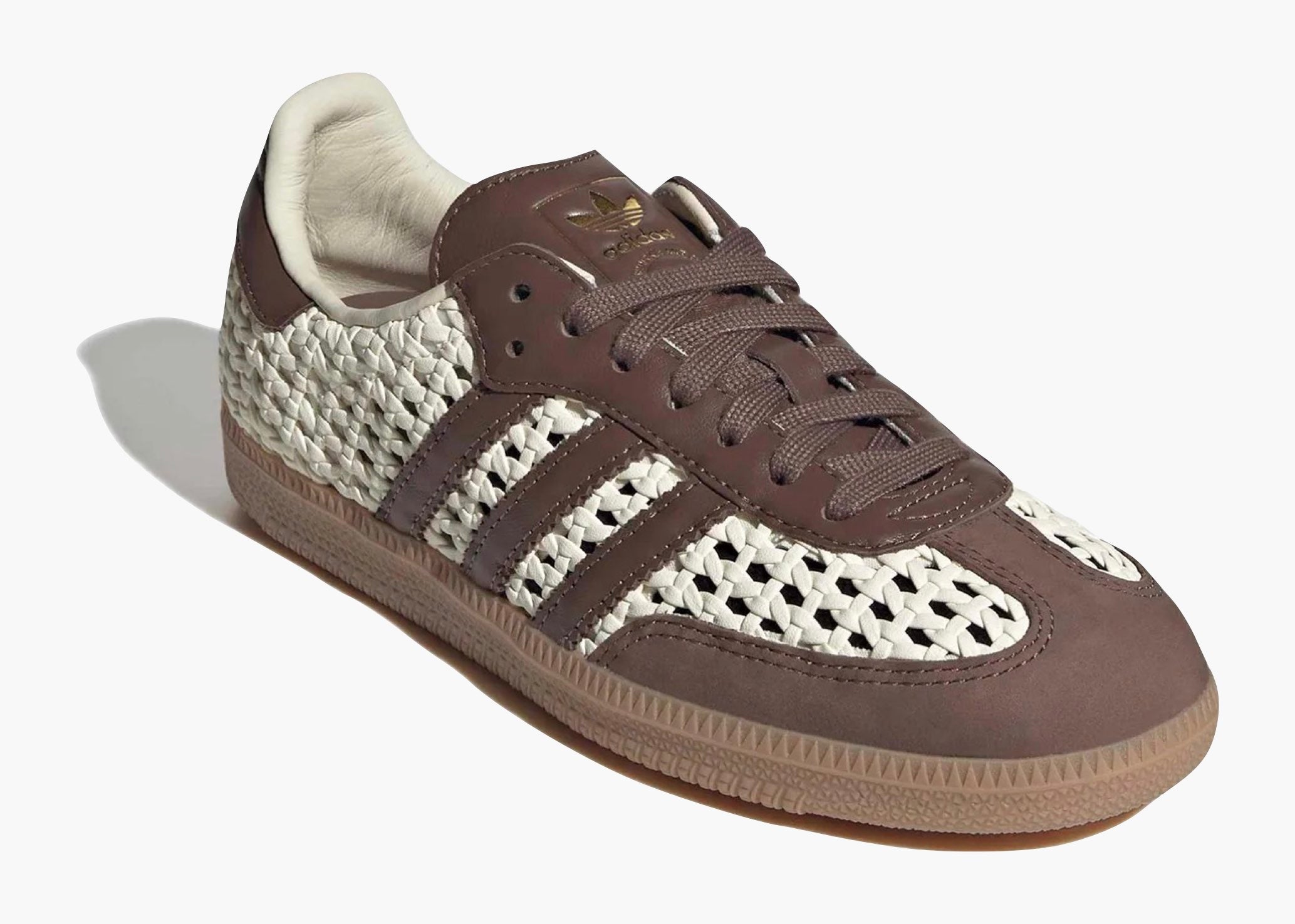 Adidas Samba OG Basketweave Cream White Earth Strata (W) IH9373 Hype Clothinga Limited Edition