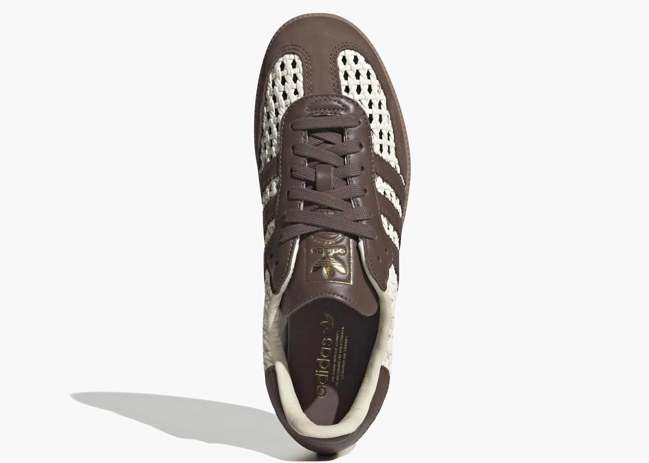 Adidas Samba OG Basketweave Cream White Earth Strata (W) IH9373 Hype Clothinga Limited Edition