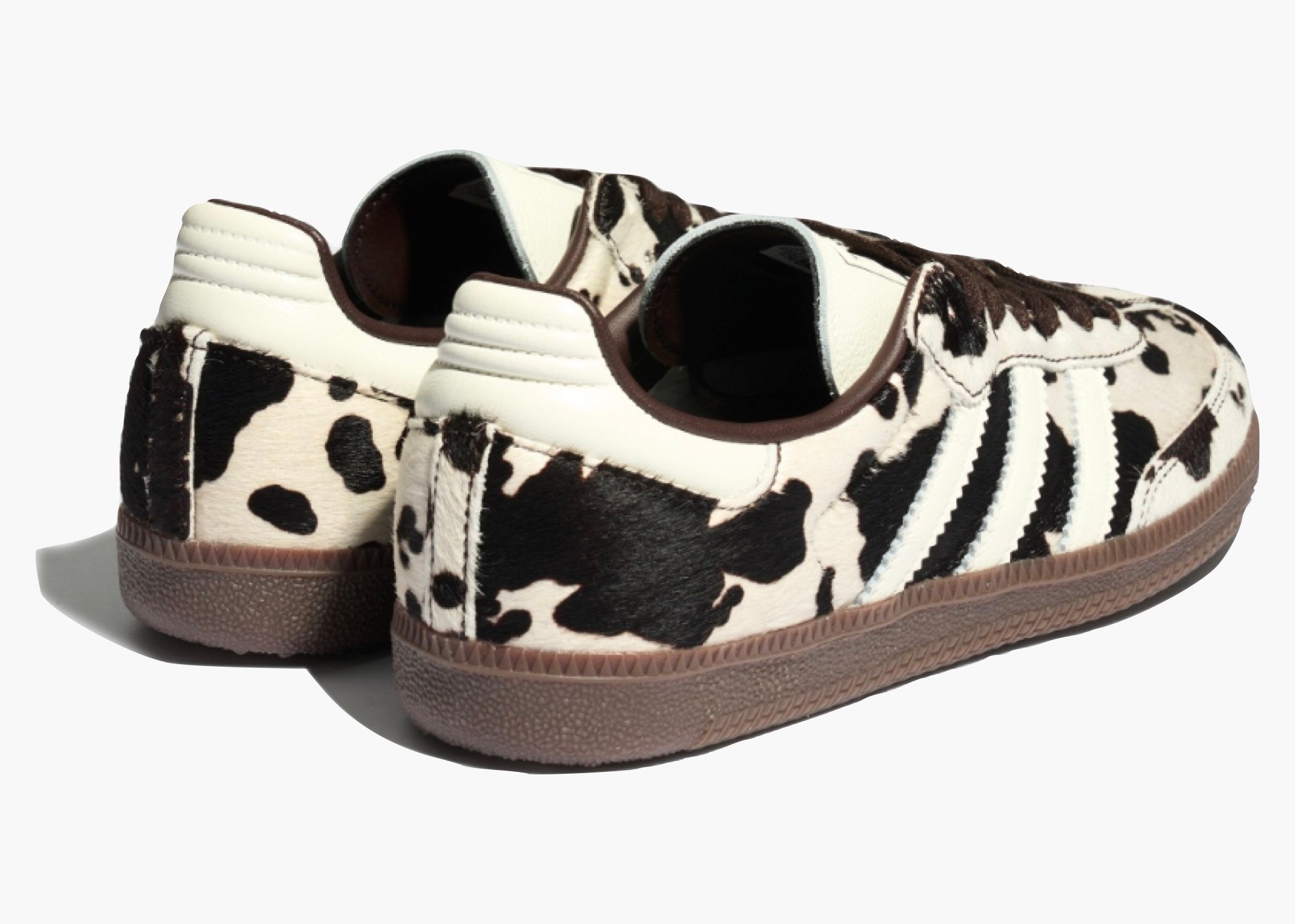 Adidas Samba OG Cow Print Dark Brown White (W) KK2238 Hype Clothinga Limited Edition
