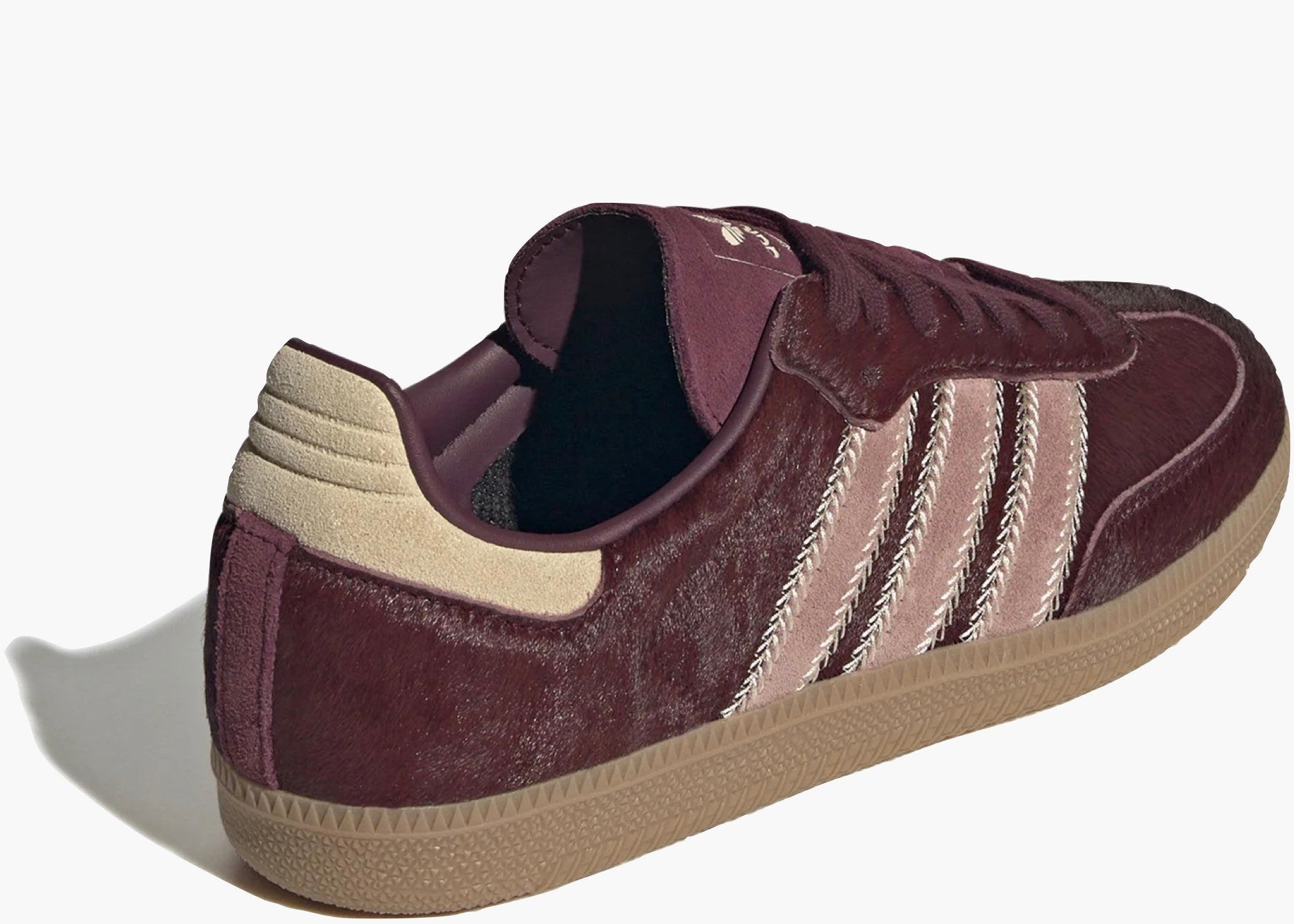 Adidas Samba OG Maroon Sand Strata Pony (W) JP5330 Hype Clothinga Limited Edition