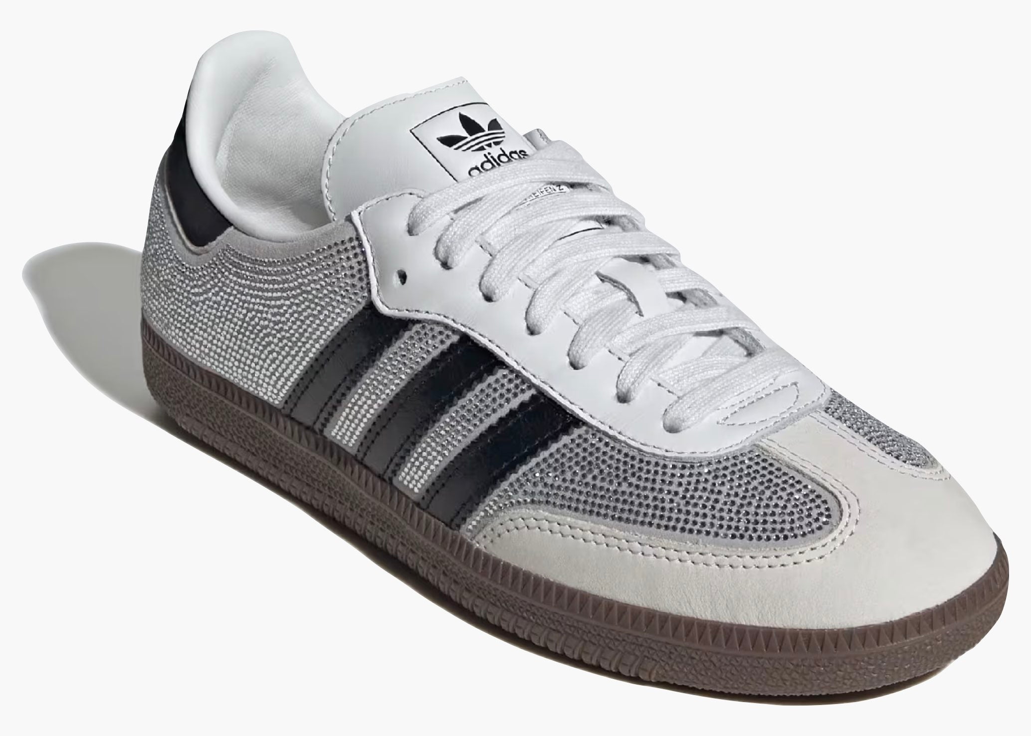 Adidas Samba OG Rhinestone Crystal White Silver (W) IH9055 Hype Clothinga Limited Edition..