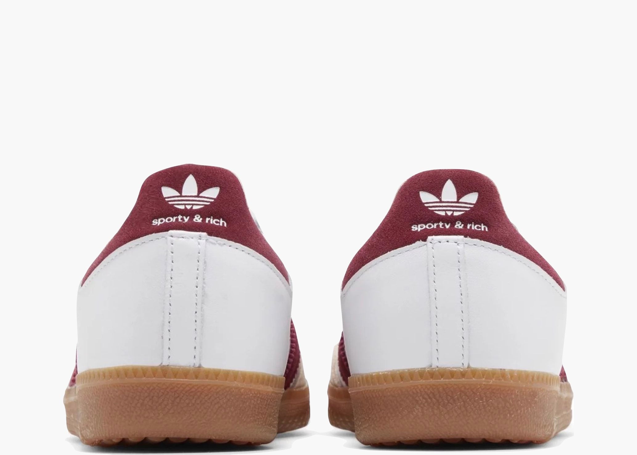 Adidas Samba Sporty & Rich White Collegiate Burgundy IF5660 Hype Clothinga Limited Edition