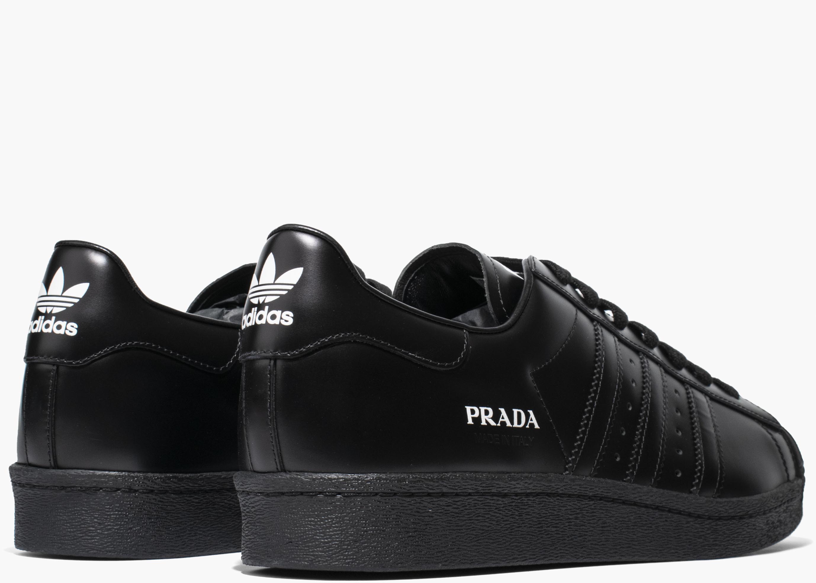 Adidas Superstar Prada Black FW6679 Hype Clothinga Limited Edition