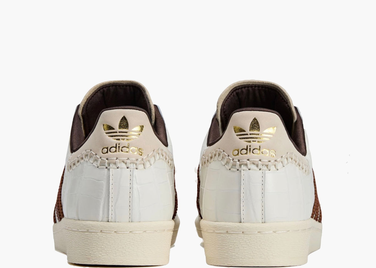 Adidas Superstar Wales Bonner White Brown Croc