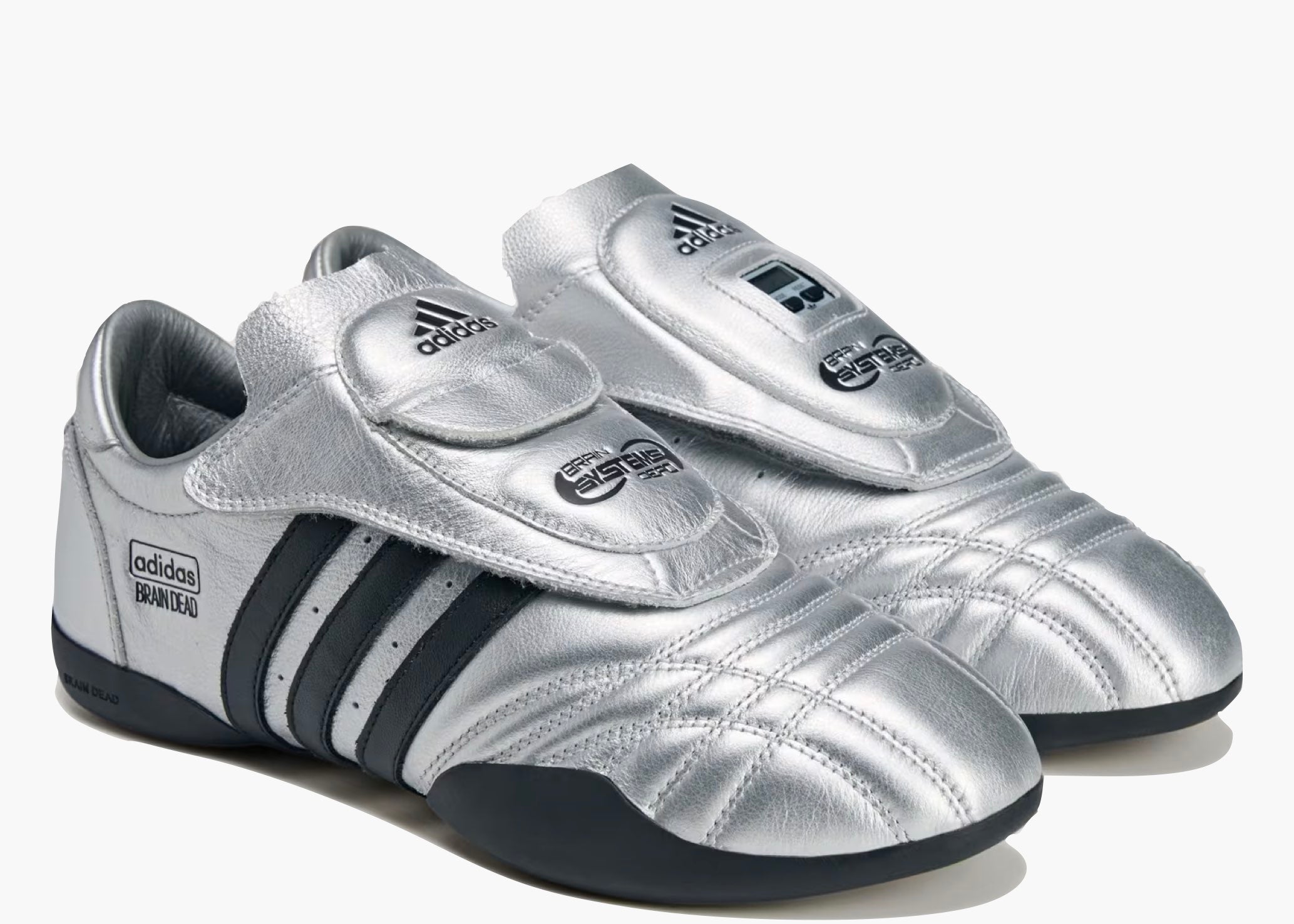 Adidas Taekwondo Brain Dead Metallic Silver JQ9215 Hype Clothinga Limited Edition