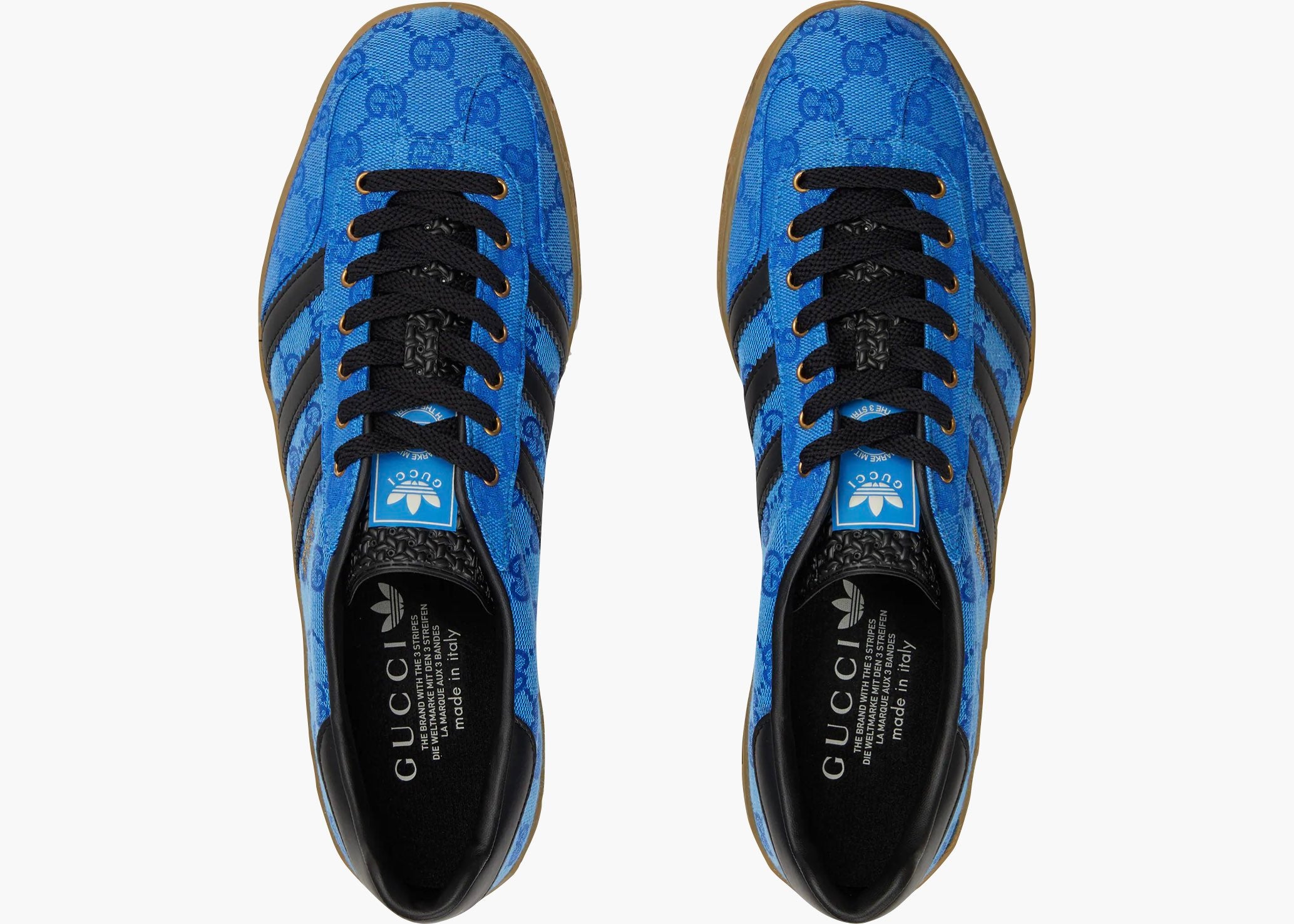 Adidas x Gucci Gazelle Blue GG Monogram IE2265 Hype Clothinga Limited Edition