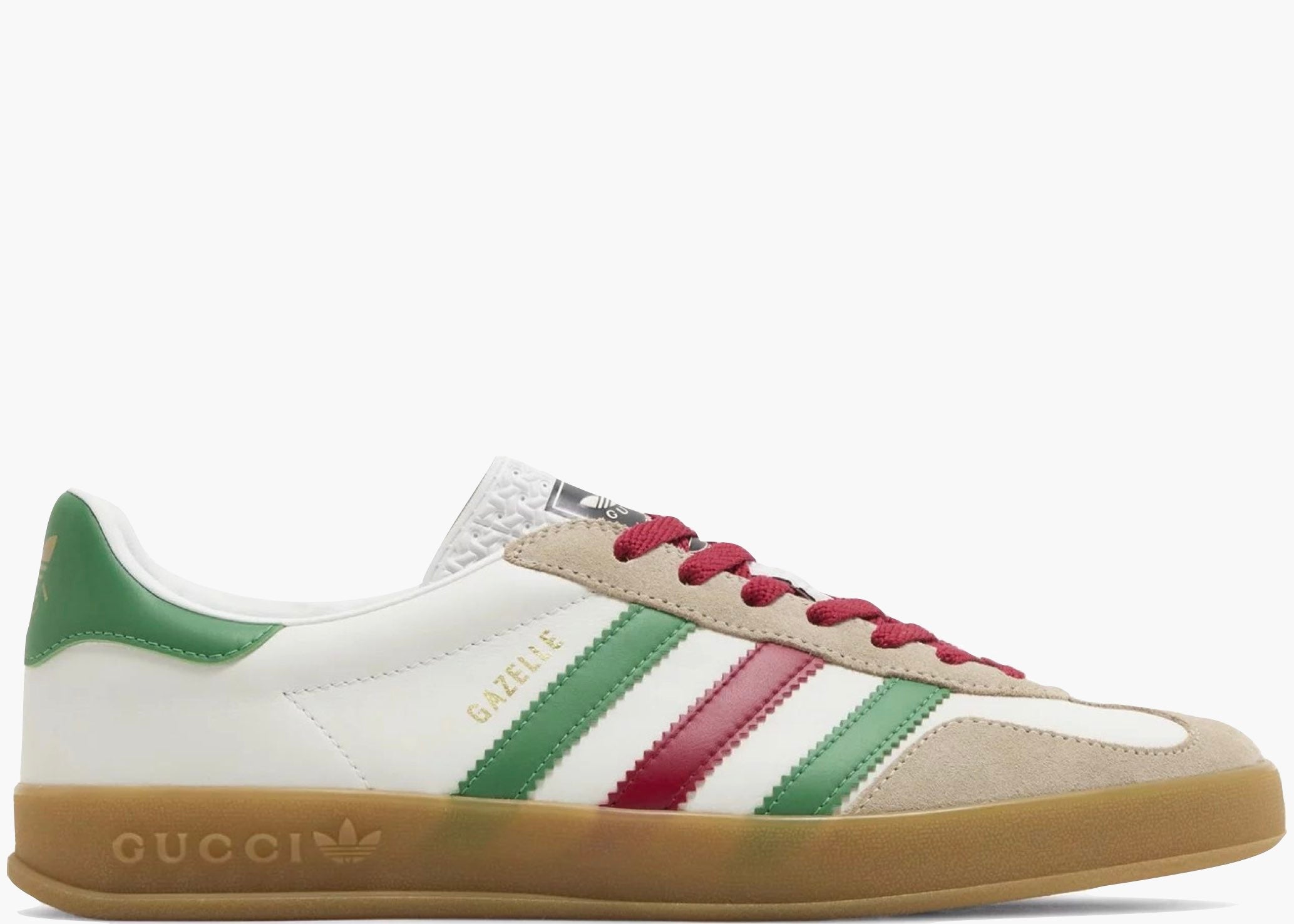 Adidas x Gucci Gazelle White Green Red 726487 AAA43 9547 Hype Clothinga Limited Edition