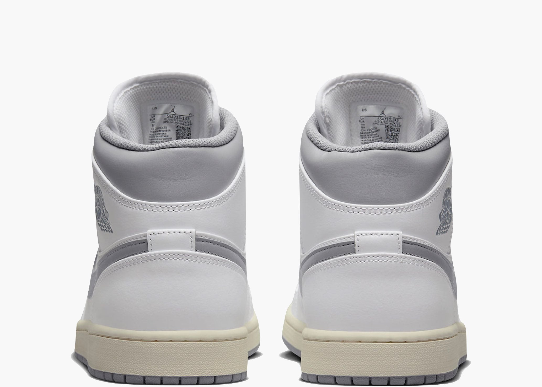 Air Jordan 1 Mid Neutral Grey Hype Clothinga Limited Edition