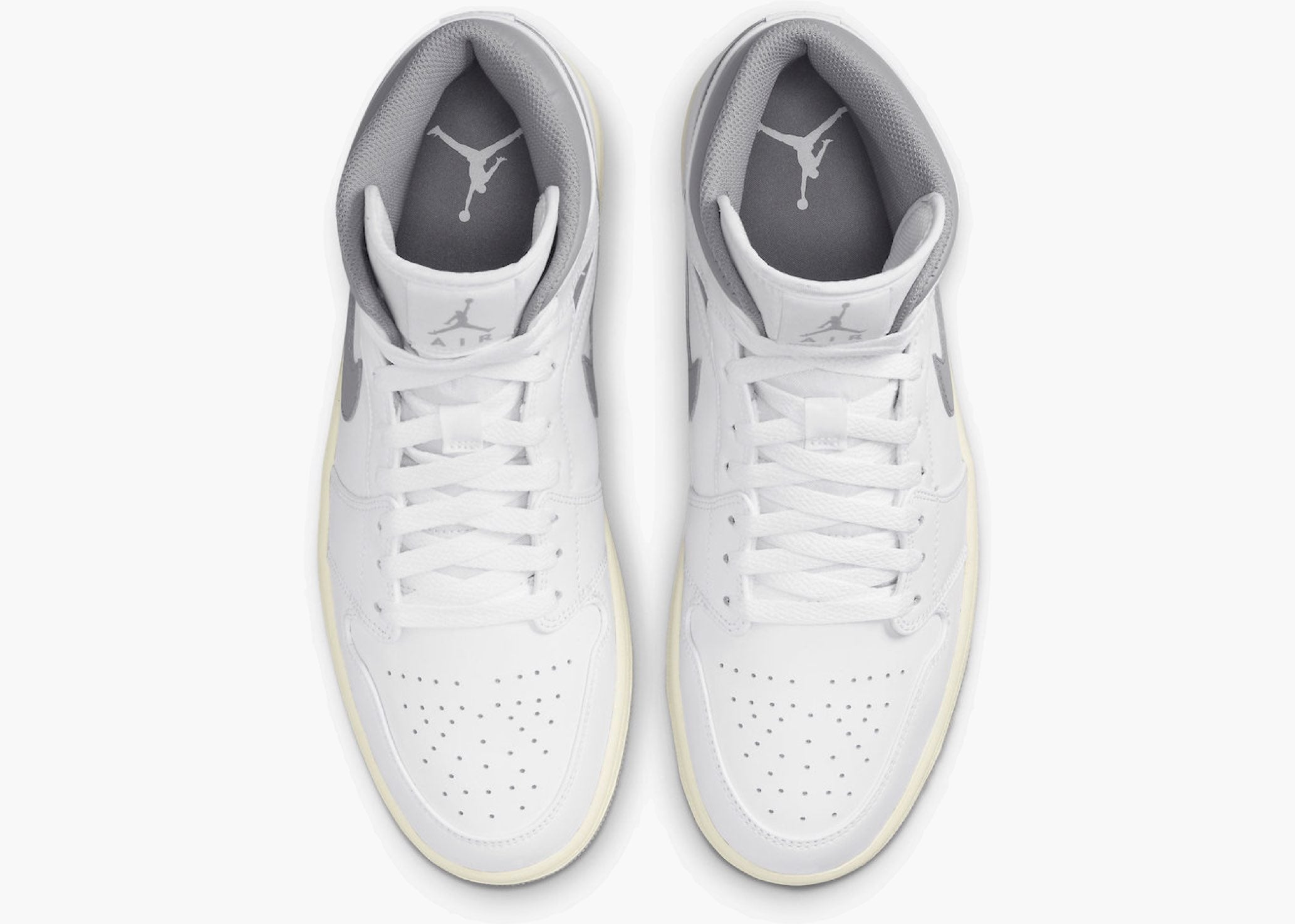 Air Jordan 1 Mid Neutral Grey Hype Clothinga Limited Edition