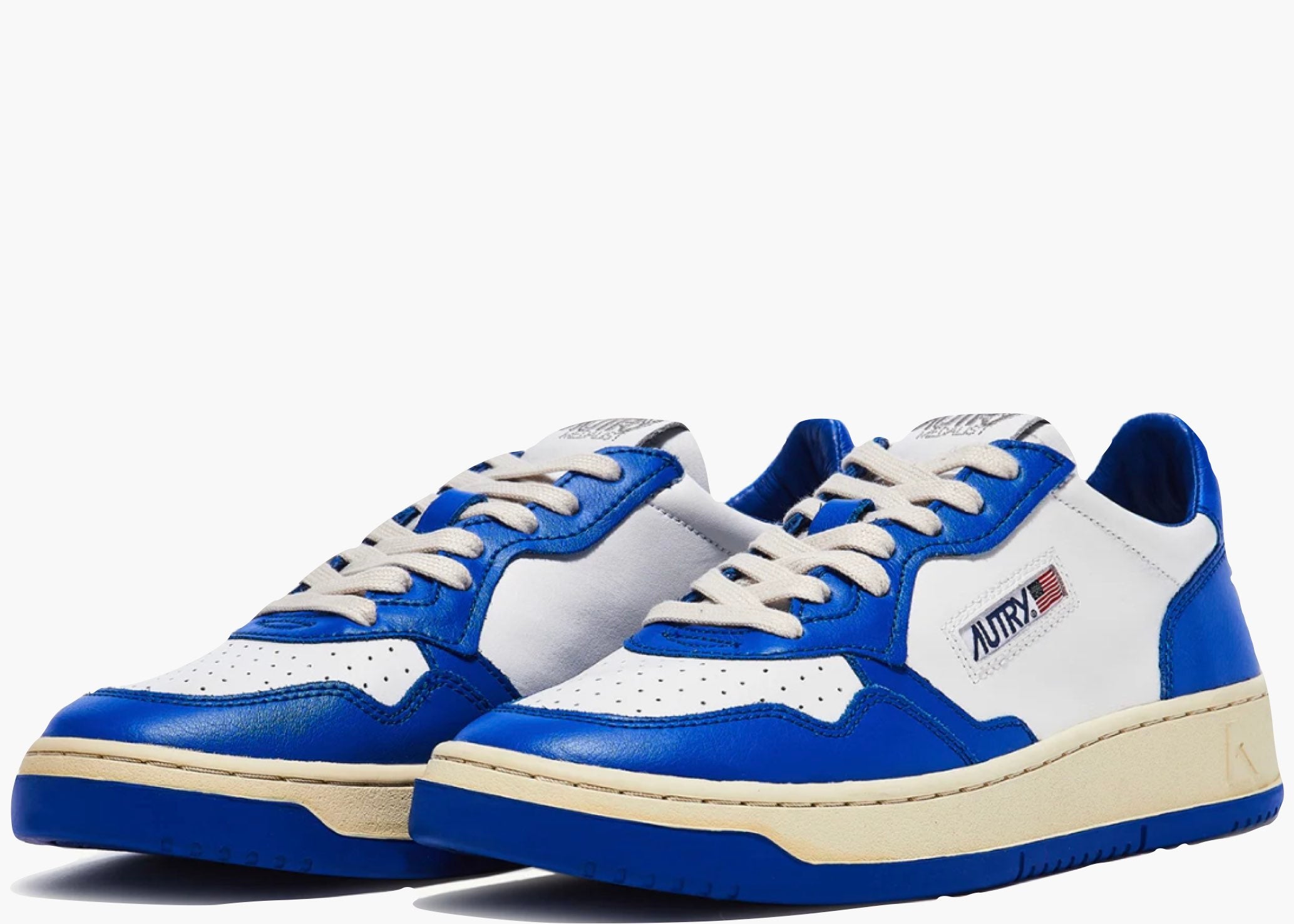 Autry Medalist Leather Low Azure White  AULM-WB15 Hype Clothinga Limited Edition