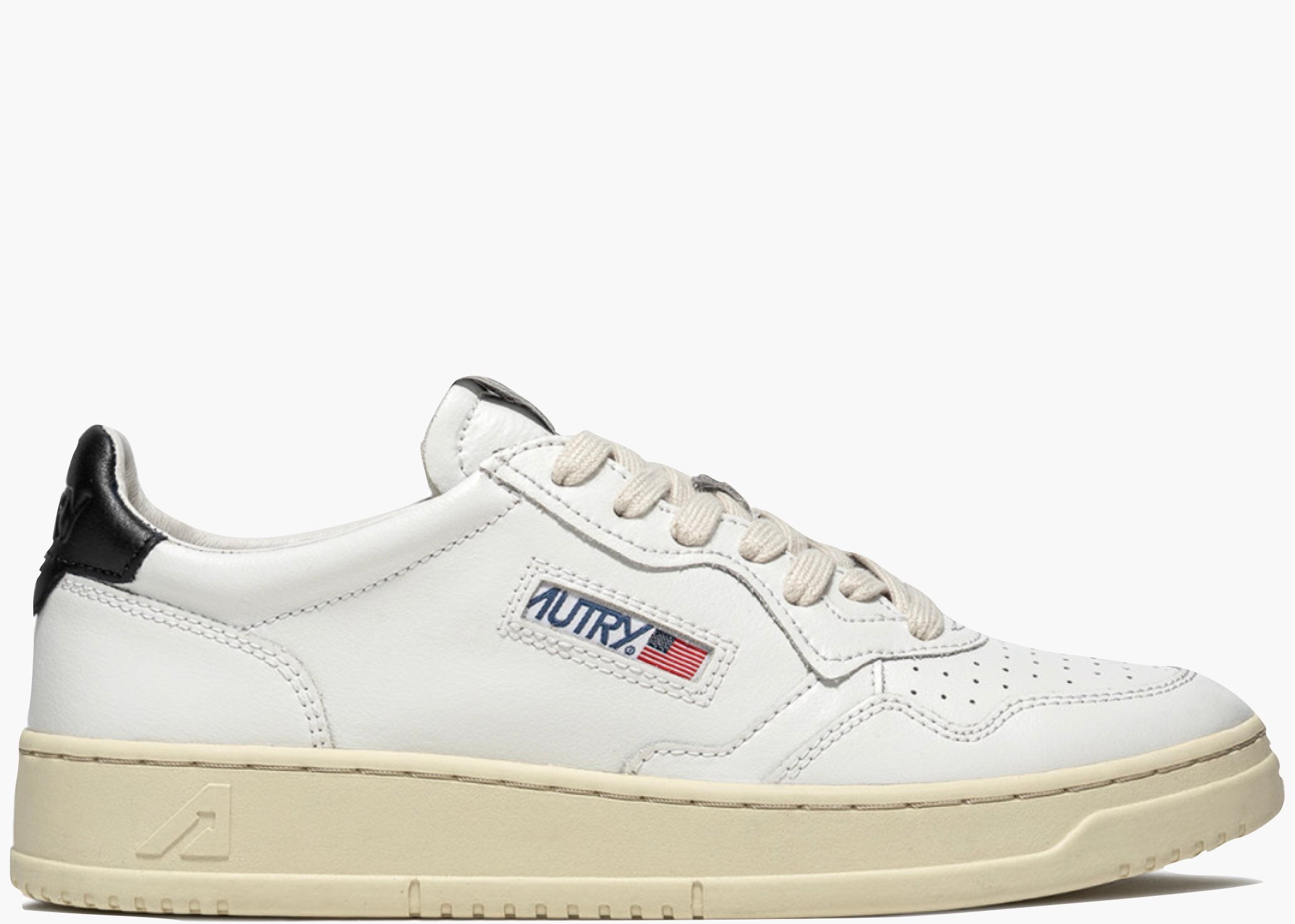 Autry Medalist Leather Low White Black AULM-LL22 Hype Clothinga Limited Edition