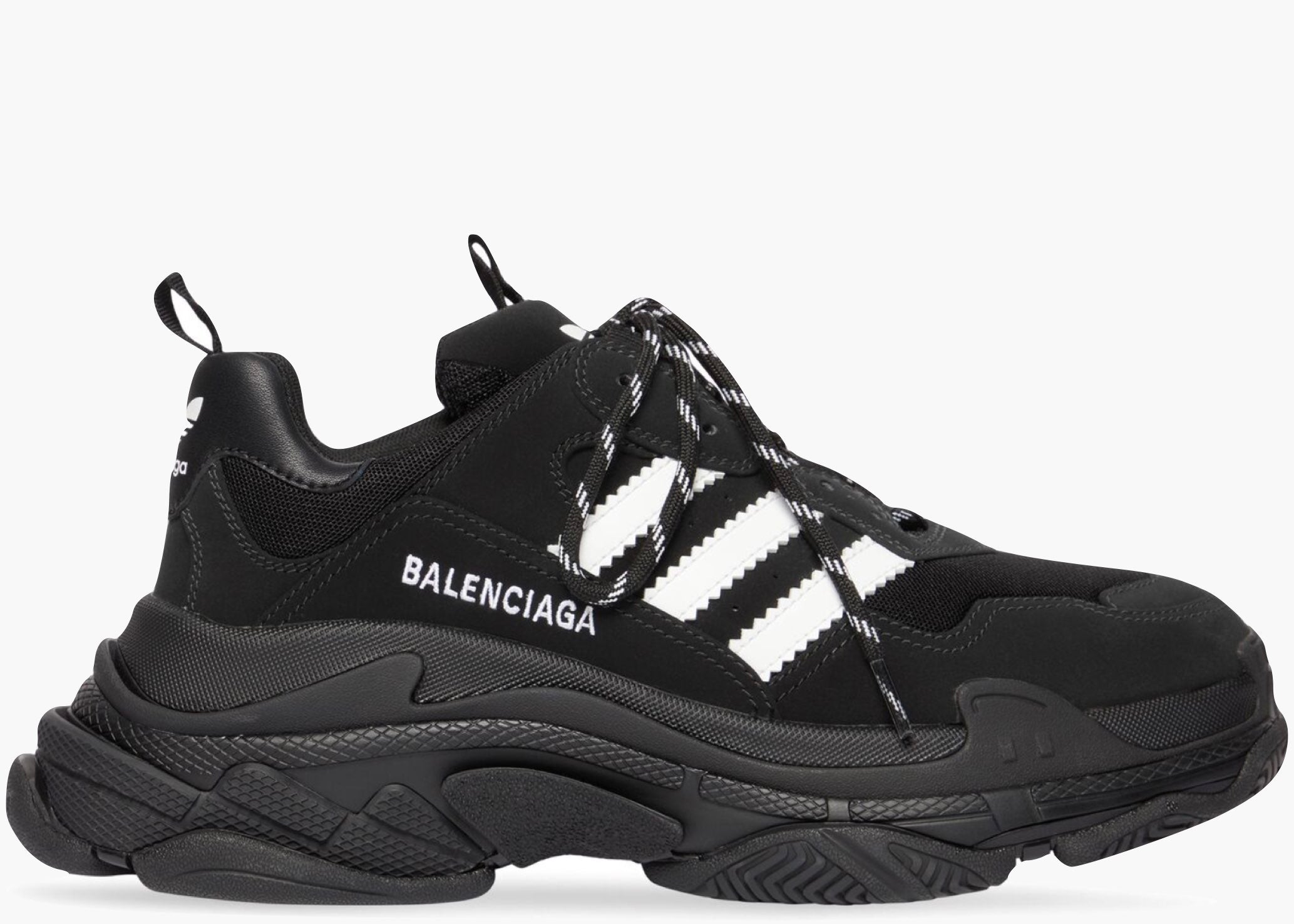 Balenciaga x adidas Triple S Black White 712821W2ZB21090 Hype Clothinga Limited Edition