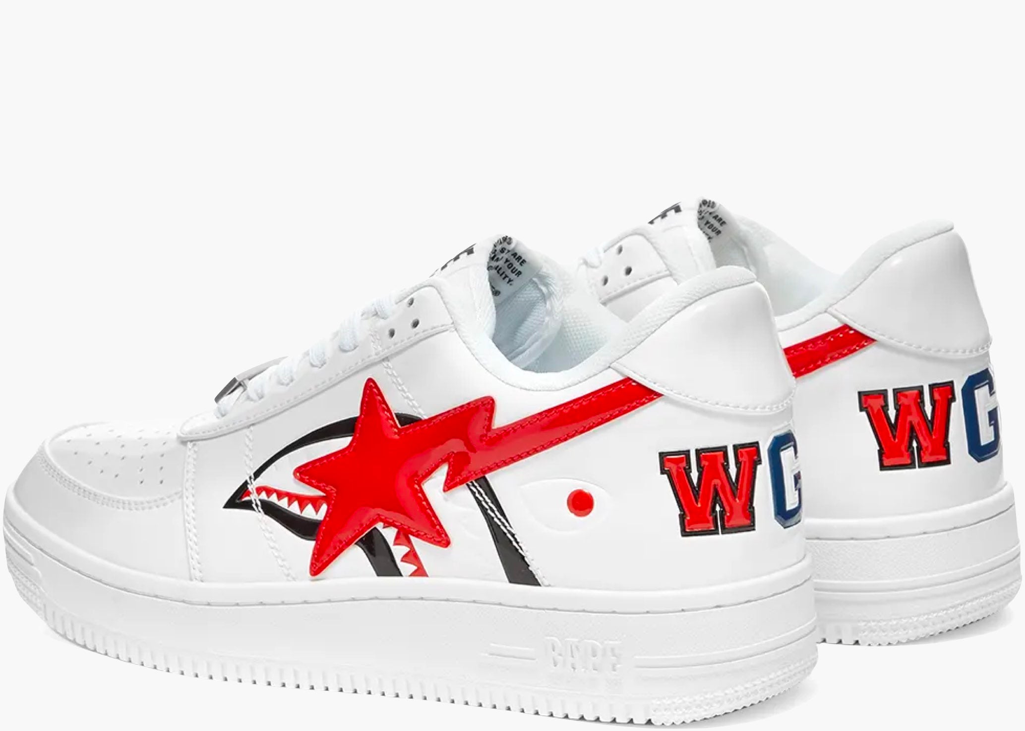 Bape Sta A Bathing Ape Shark White 17d32f54 Hype Clothinga