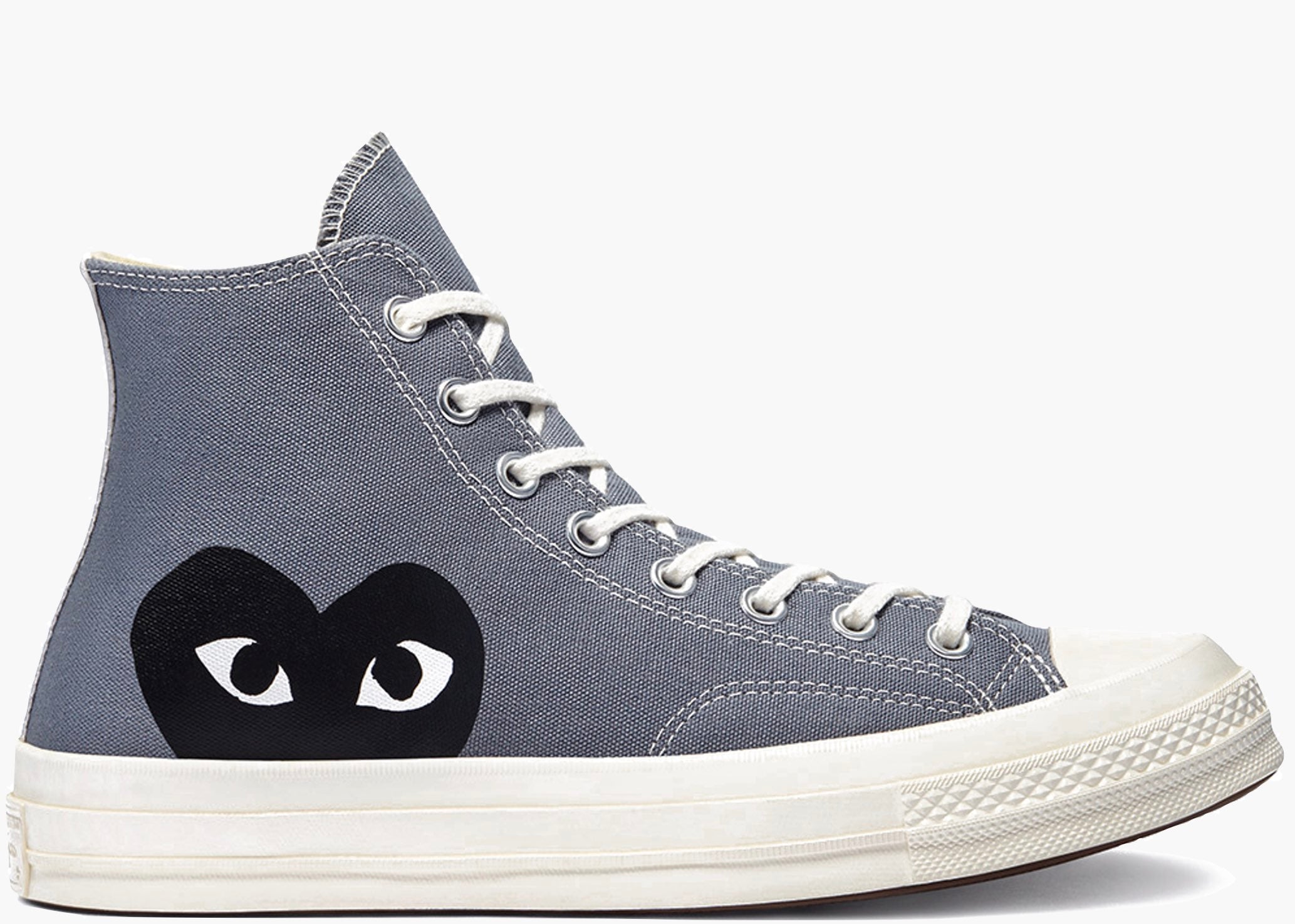 Converse Chuck Taylor All-Star 70s Hi Comme des Garcons PLAY Steel Gray