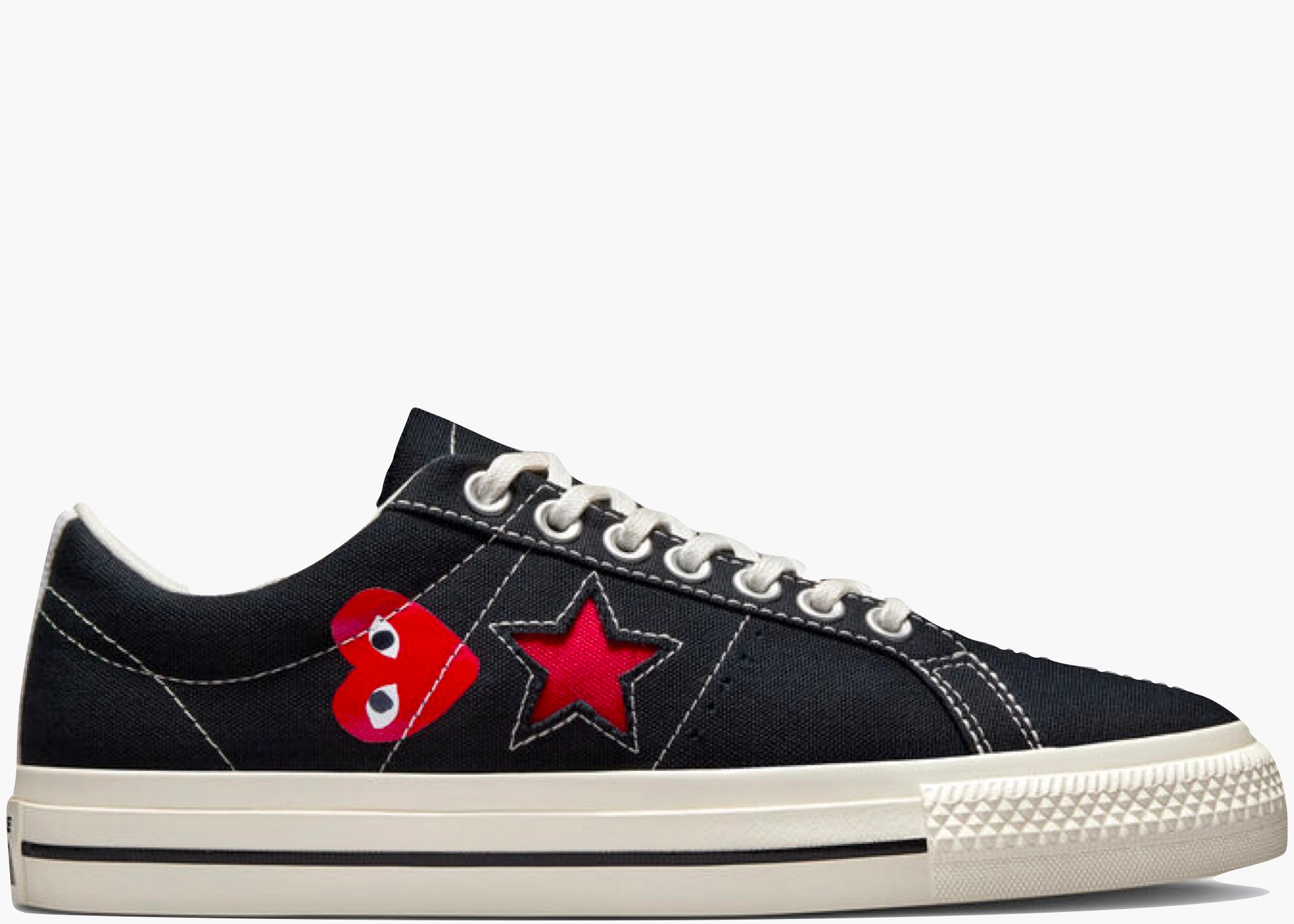Converse One Star Ox Comme des Garcons PLAY Black Hype clothinga Limited Edition