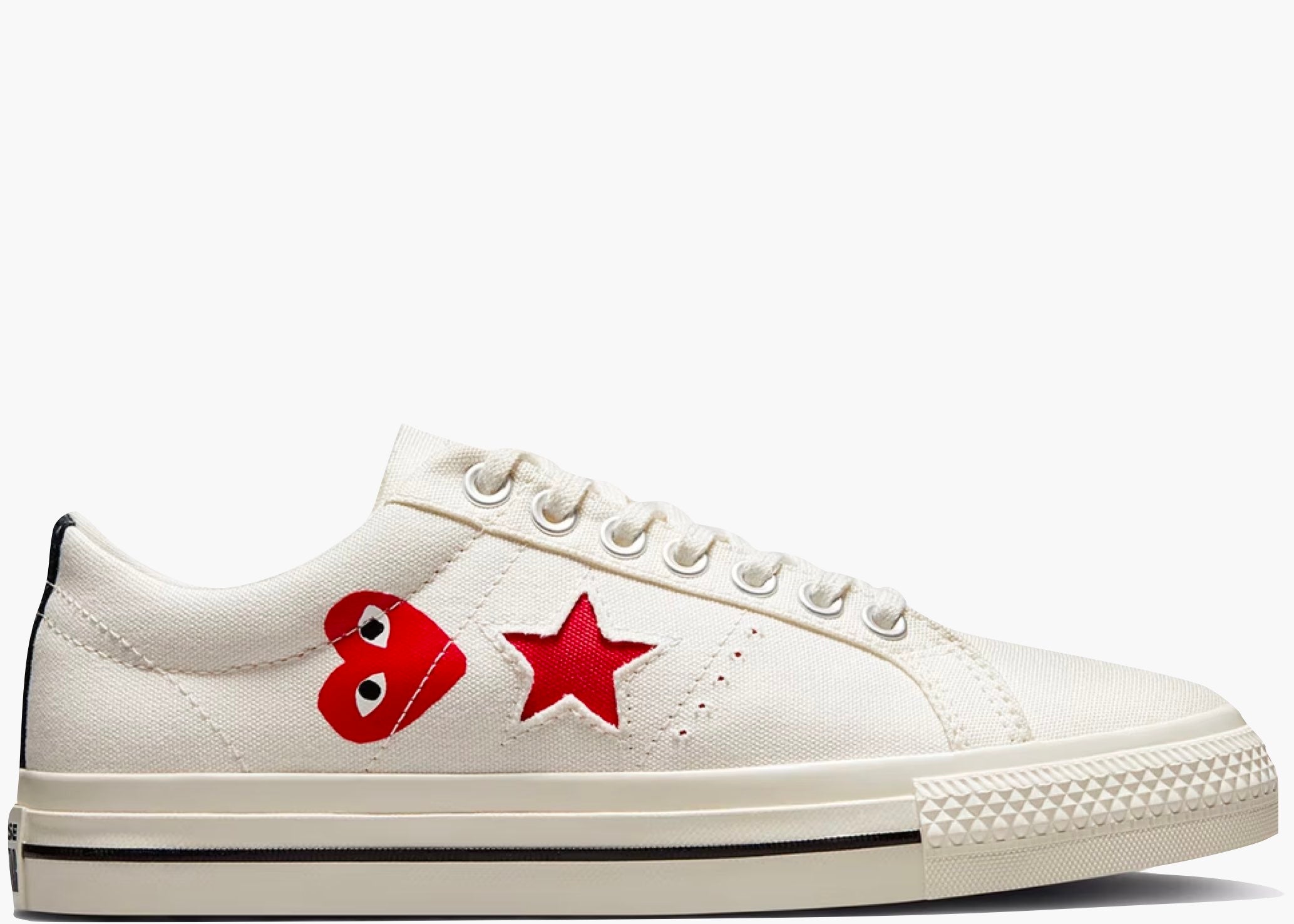 Converse One Star Ox Comme des Garcons PLAY White Hype clothinga Limited Edition