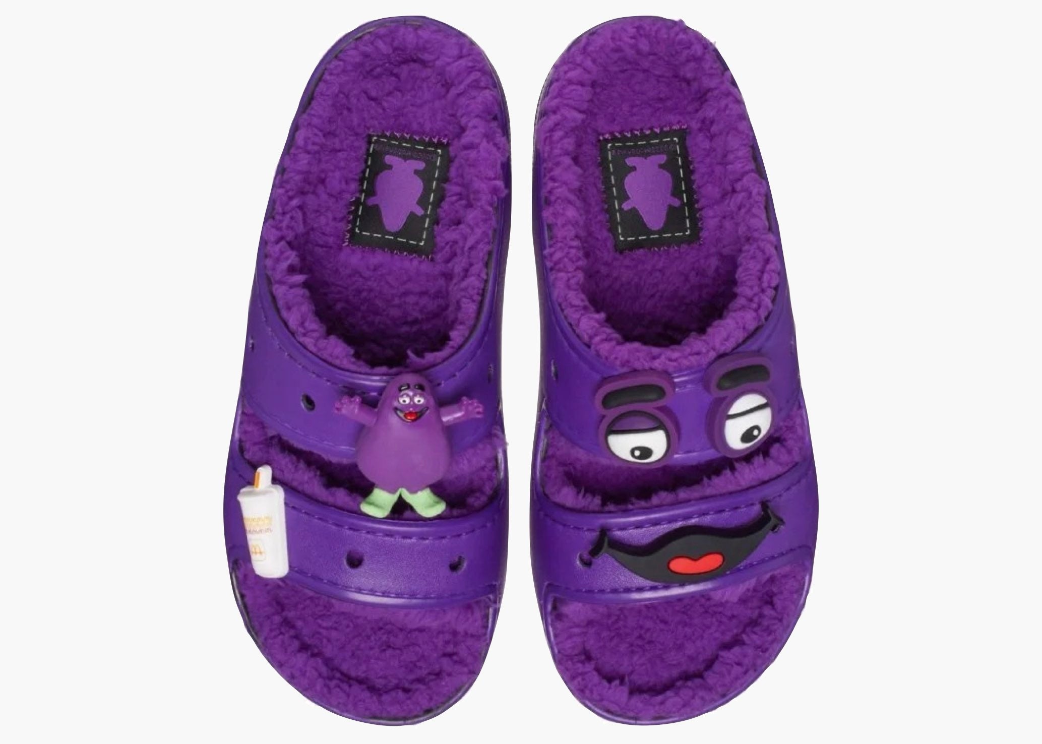 Crocs Classic Cozzzy Sandal McDonald's Grimace 209392-510 Hype Clothinga Limited Edition