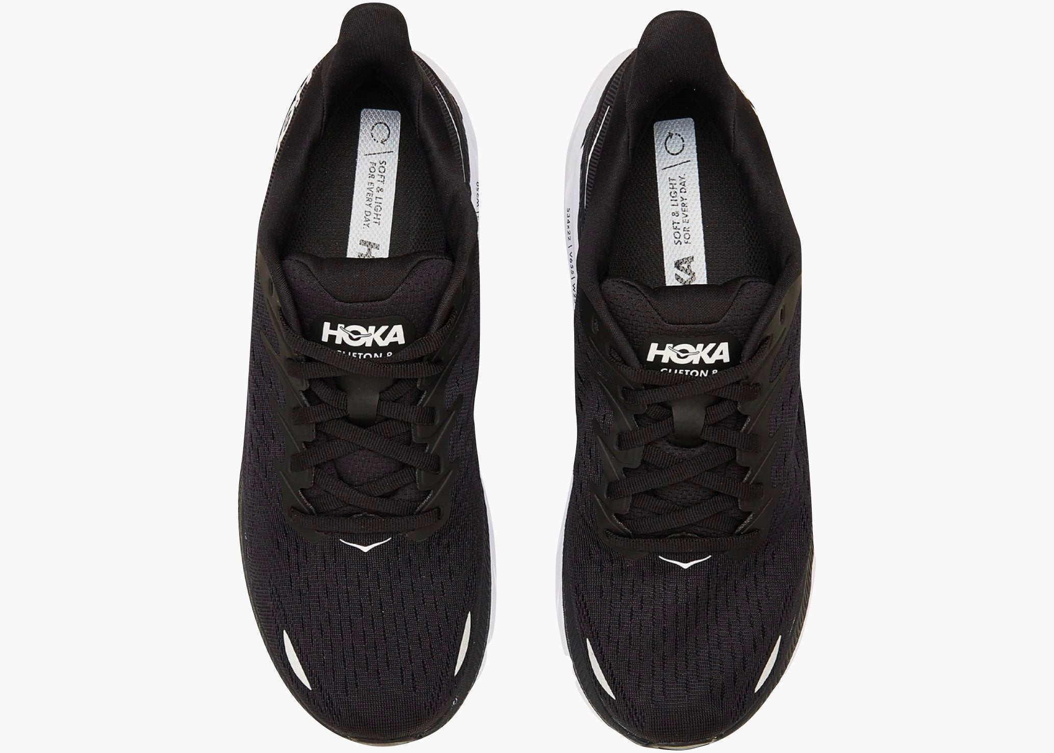 Hoka One One Clifton 8 Black White Hype Clothinga Limited Edition