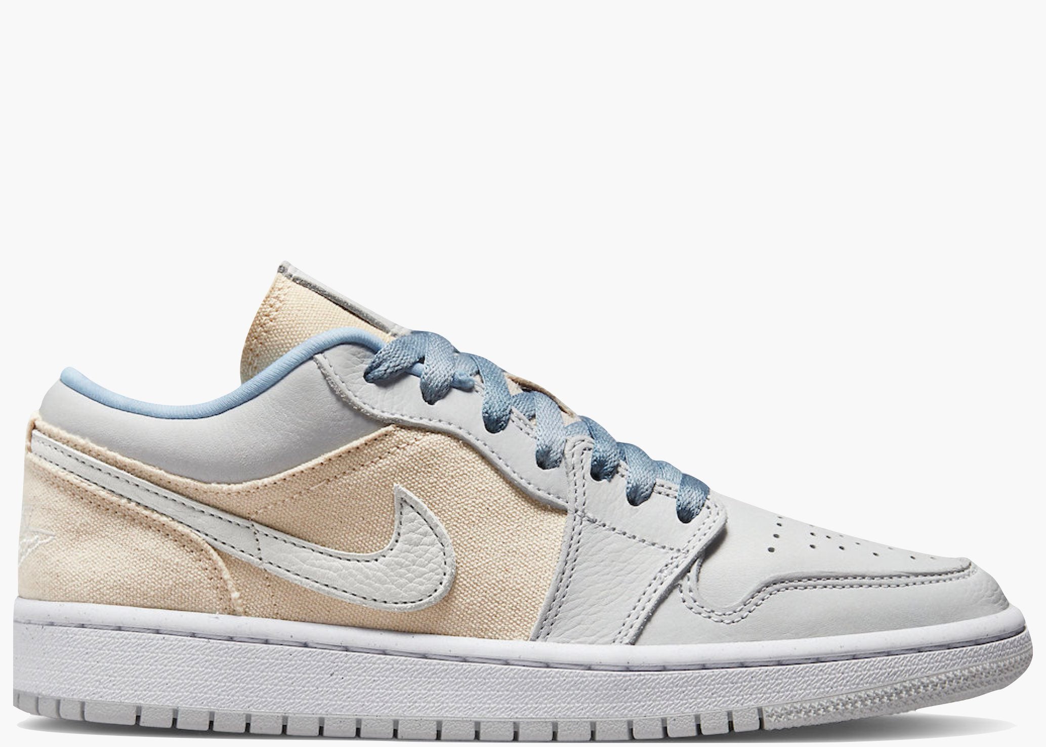 Jordan 1 Low Canvas Grey Cream (W) Hype clothinga Limited Edition