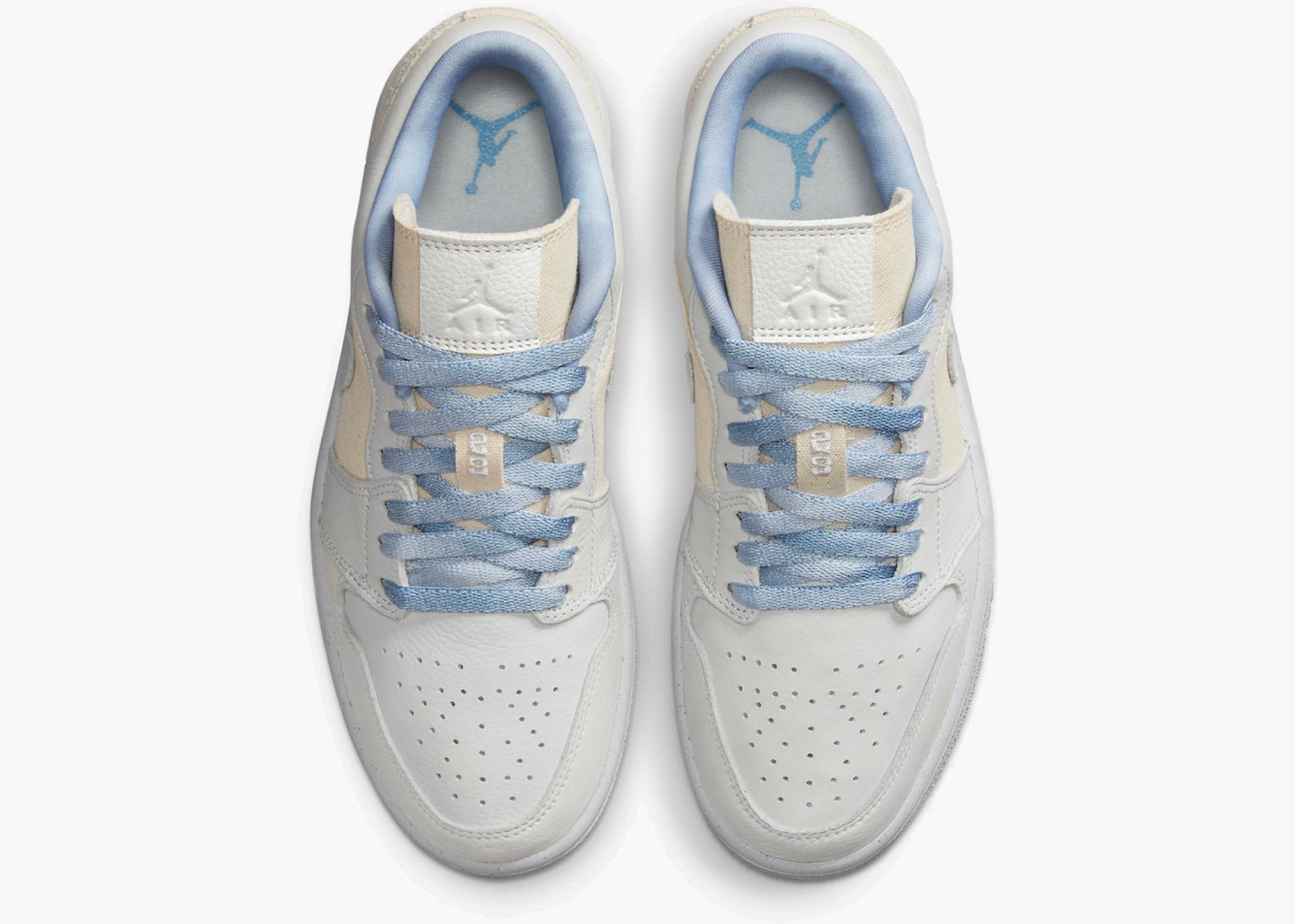 Jordan 1 Low Canvas Grey Cream (W) Hype clothinga Limited Edition