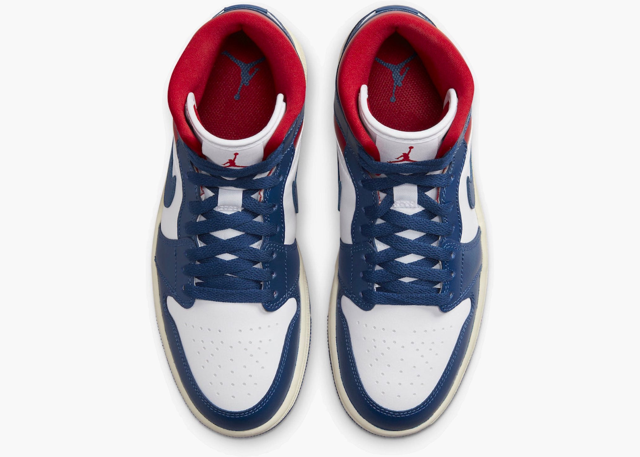 Jordan 1 Mid French Blue Gym Red (W) BQ6472-146 Hype Clothinga Limited Edition