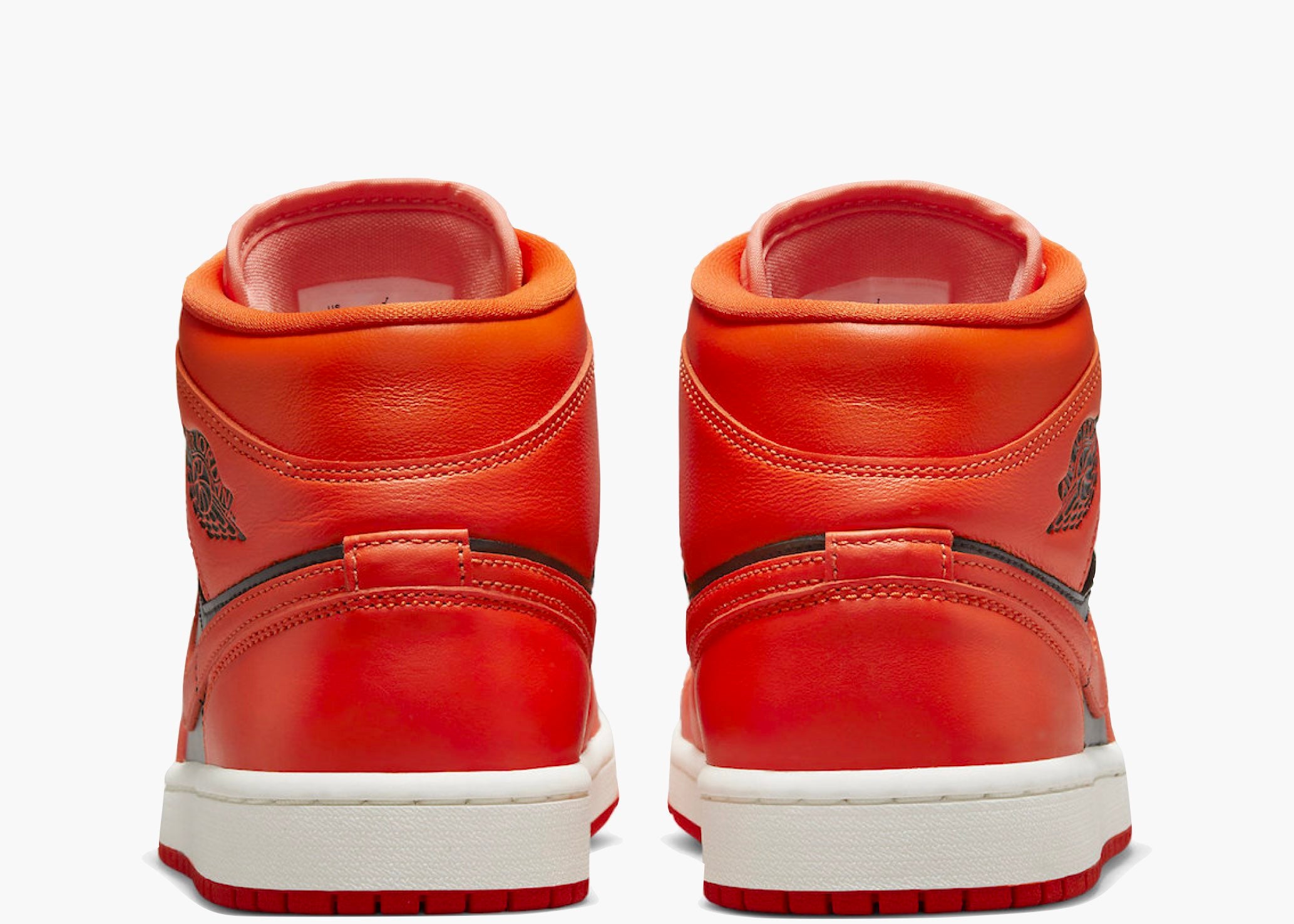Jordan 1 Mid Orange Black Hype Clothinga Limited Edition