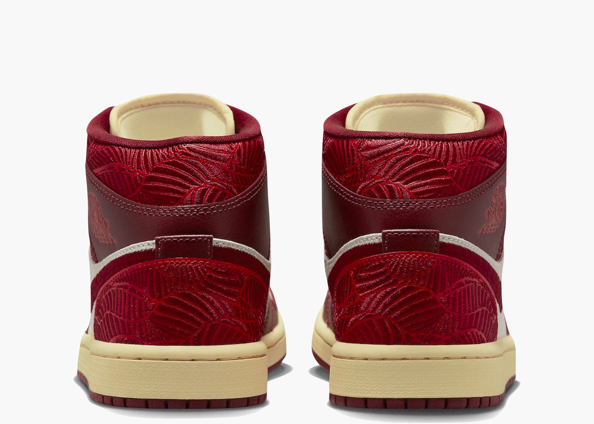 Jordan 1 Mid SE Tiki Leaf Team Red (W) Hype Clothinga Limited Edition