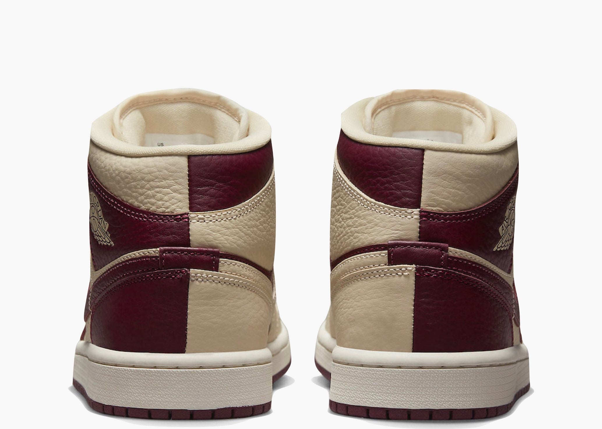 Jordan 1 Mid Split Beach Cherrywood Red (W) Hype Clothinga Limited Edition