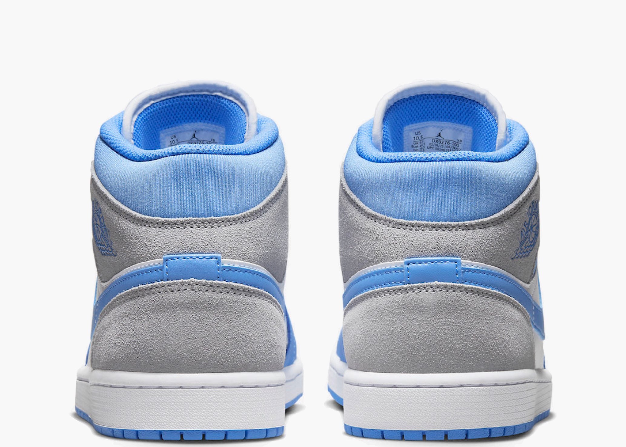 Jordan 1 Mid University Blue Grey Hype clothinga Limited Edition