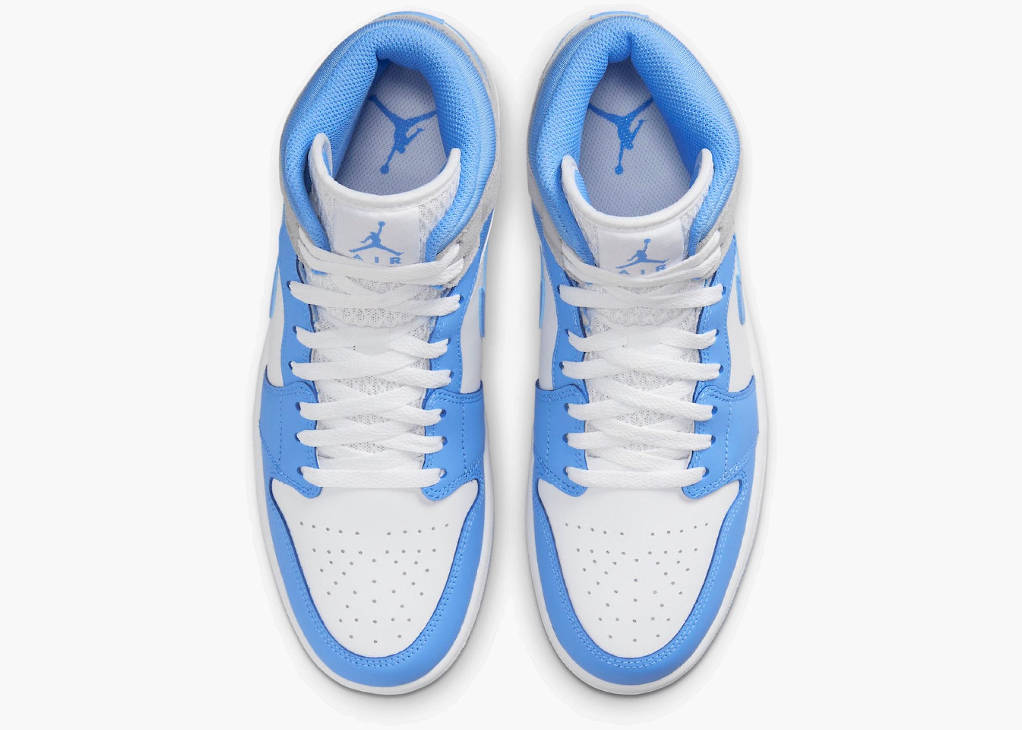 Jordan 1 Mid University Blue Grey Hype clothinga Limited Edition