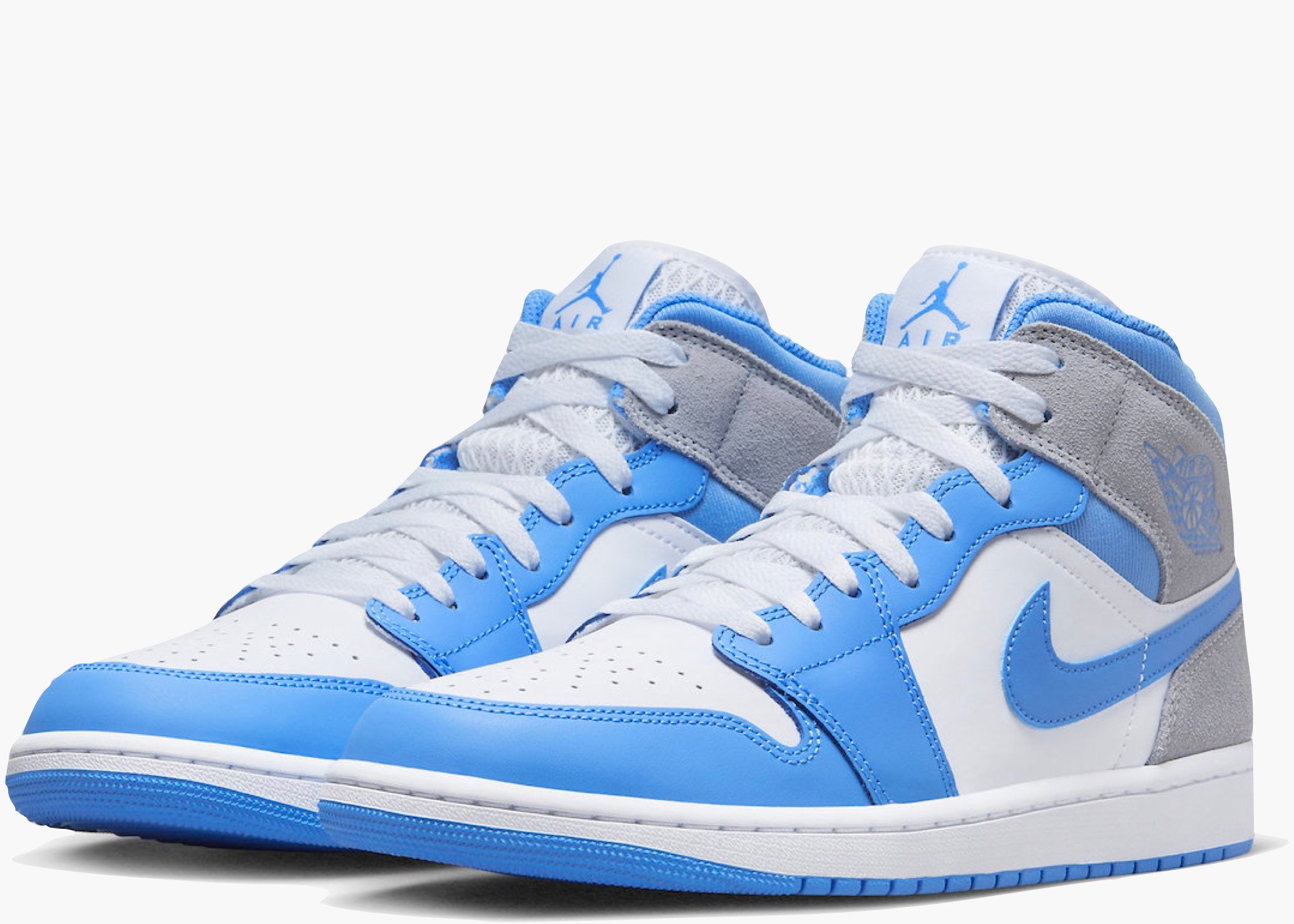 Jordan 1 Mid University Blue Grey Hype clothinga Limited Edition