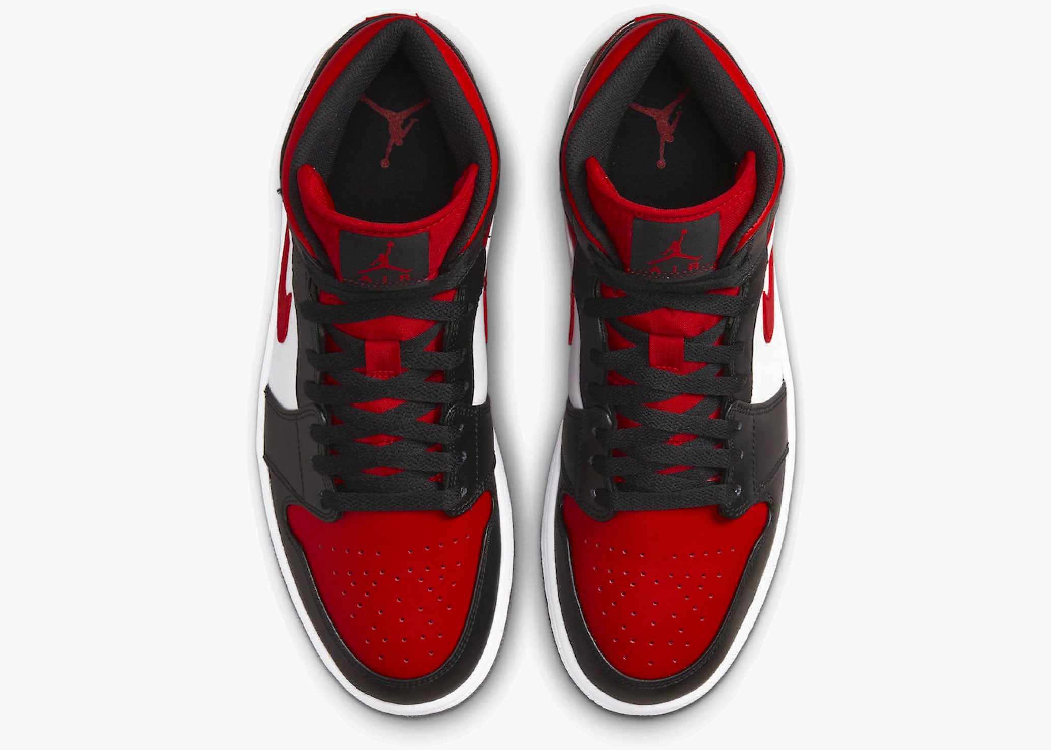 Jordan 1 Mid White Black Red (2022) Hype Clothinga Limited Edition