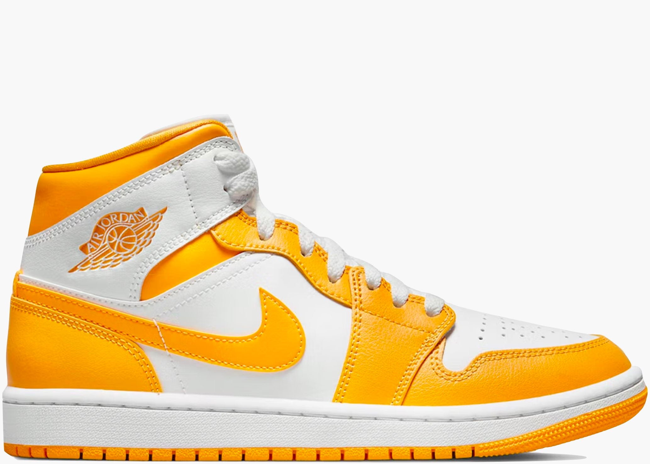 Jordan 1 Mid White Yellow (W) Hype Clothinga Limited Edition